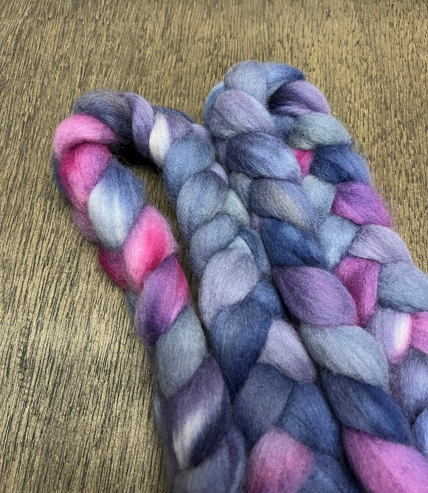 INTERGALLACTIC Hand Dyed Spinning Fibre Corriedale Cross Roving Non Superwash