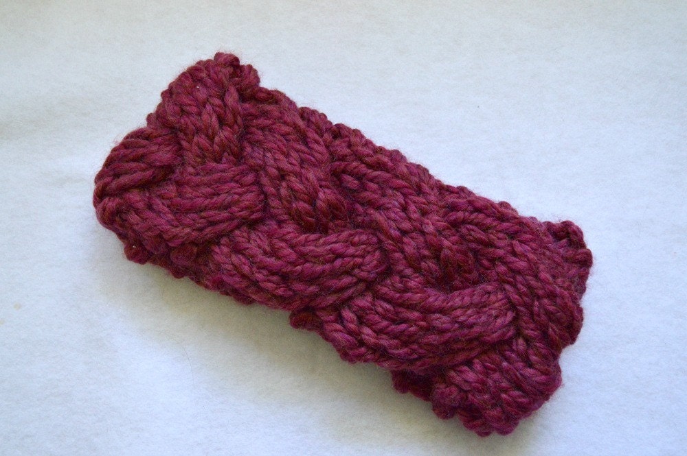 Lanark Headwrap Knitting Pattern: Beginner Cable Knit (PDF Pattern)