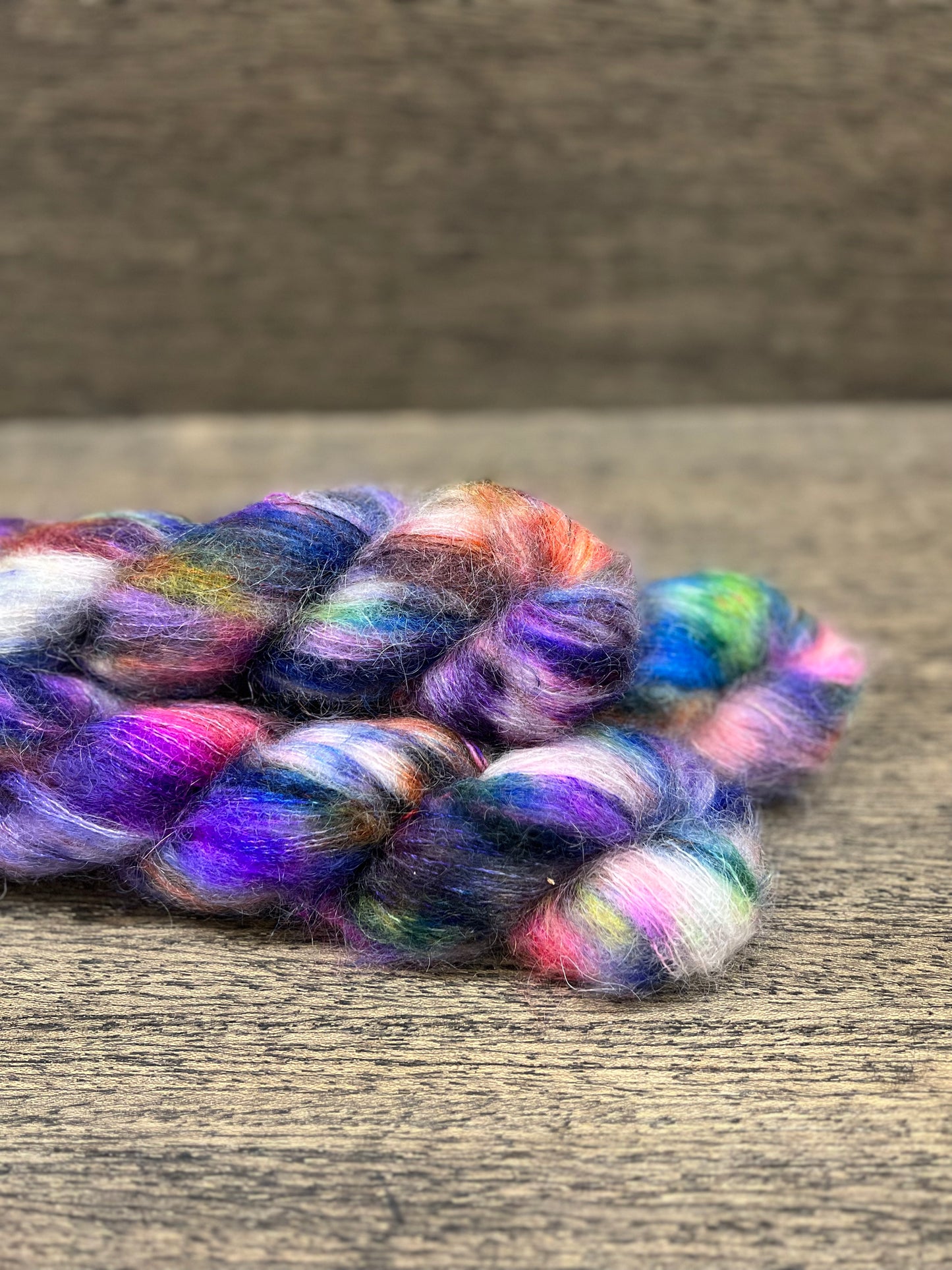 KALEIDOSCOPE - multicolour speckled mohair