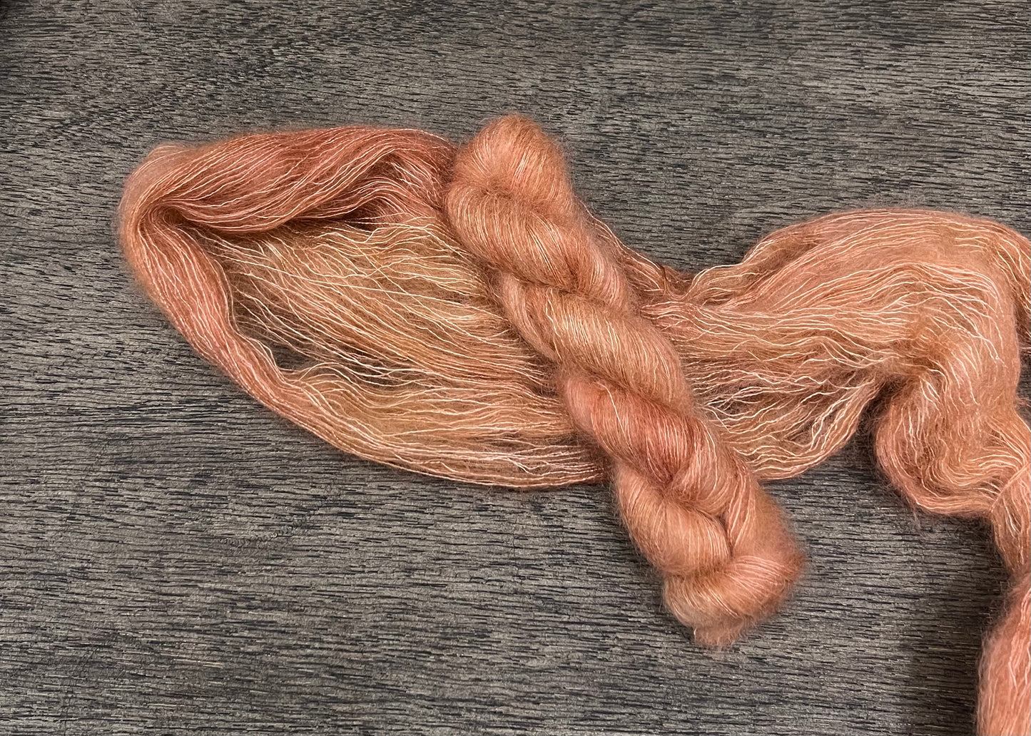 TANGELO - Orange Tangerine Tonal Neutral Mohair