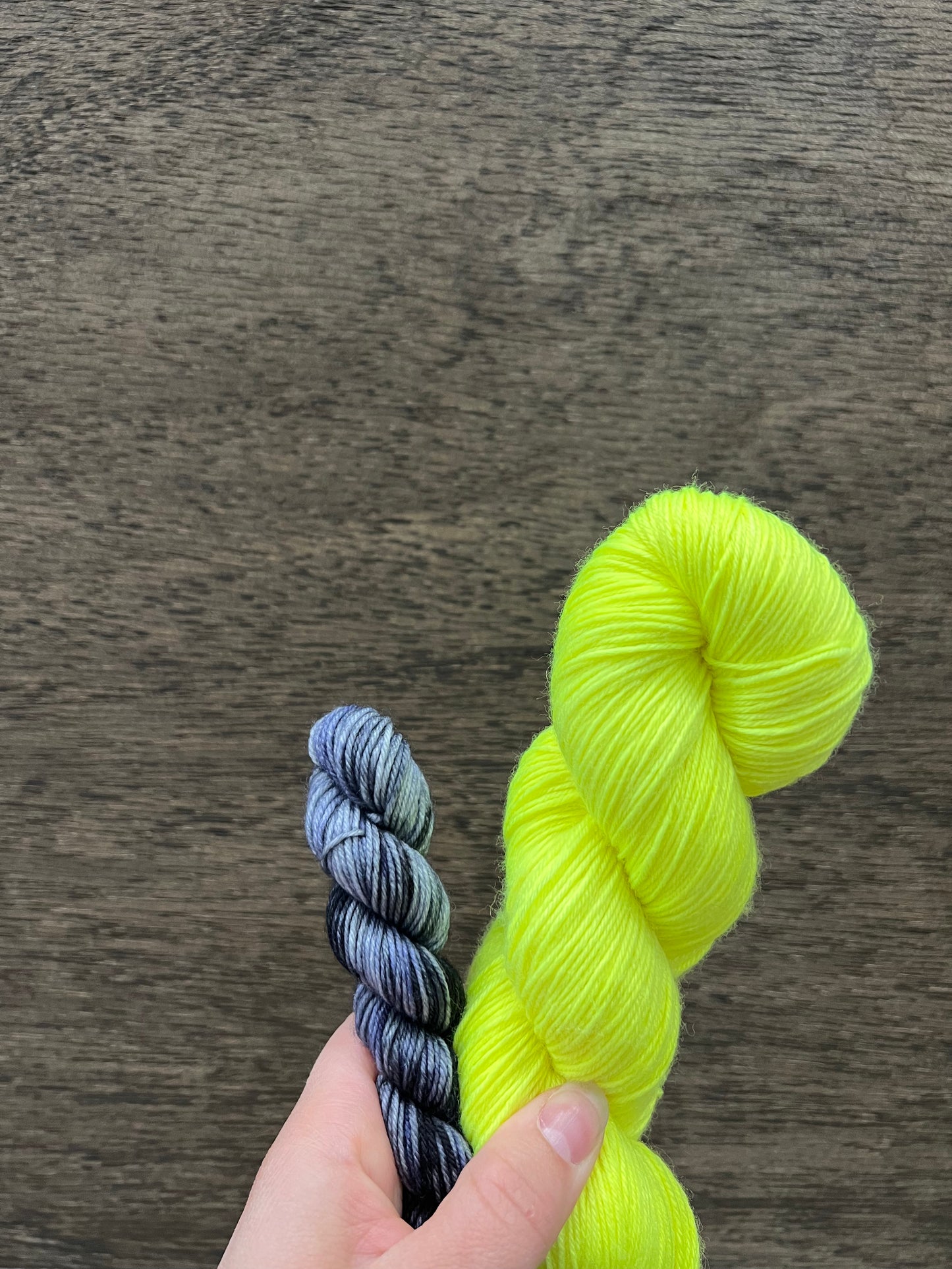 Sock Yarn Set - Fingering Weight Neon + Black