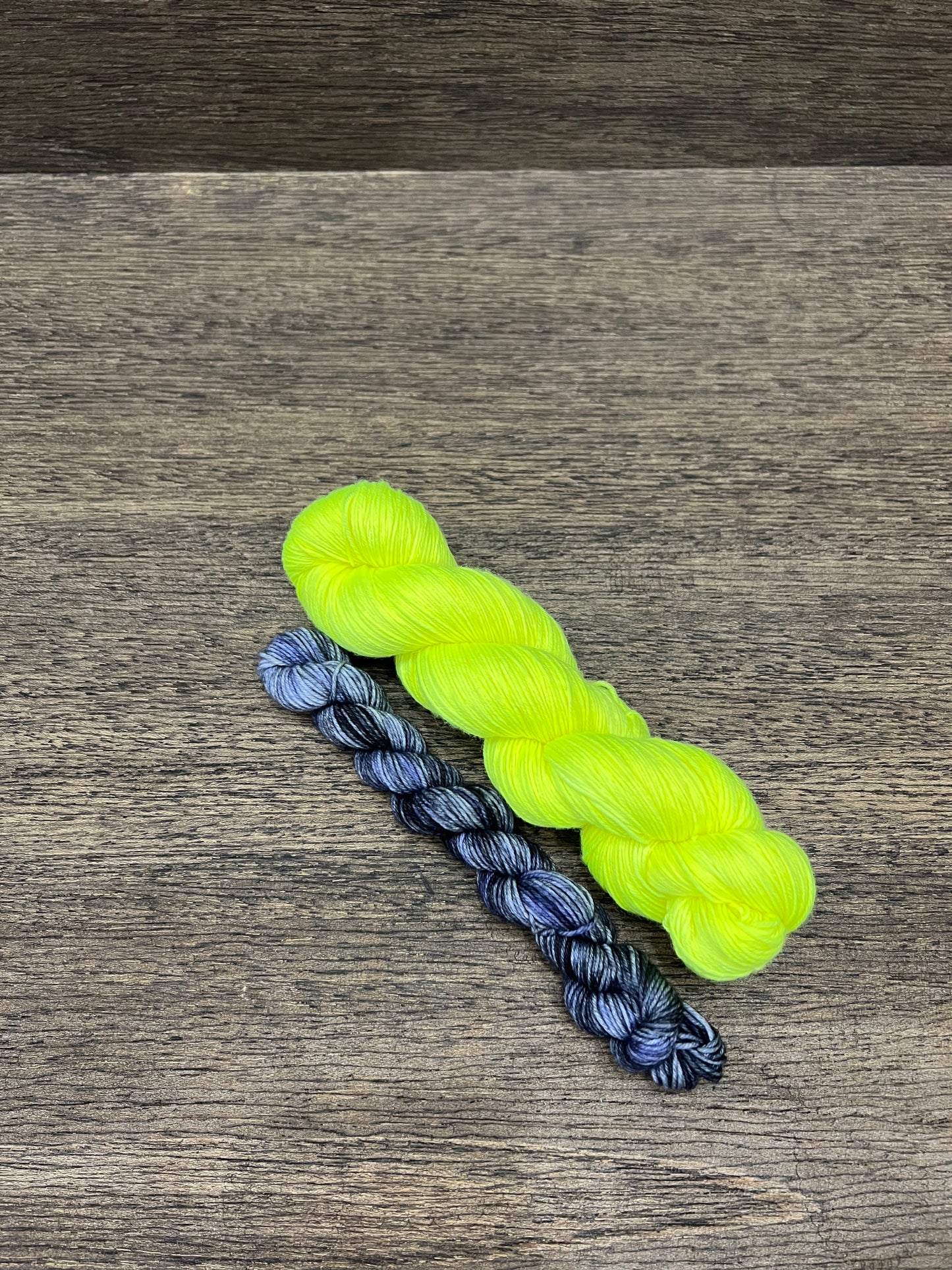 Sock Yarn Set - Fingering Weight Neon + Black