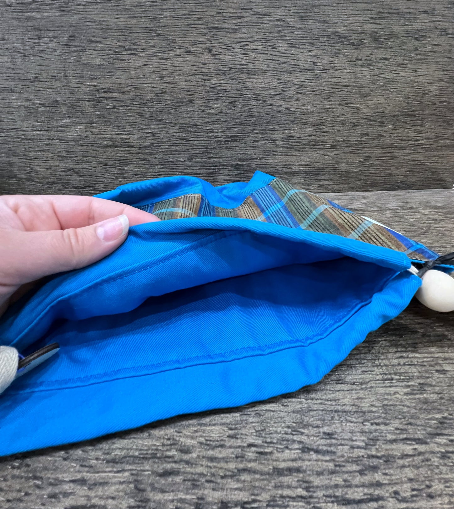Cotton Canvas Drawstring Project Bag