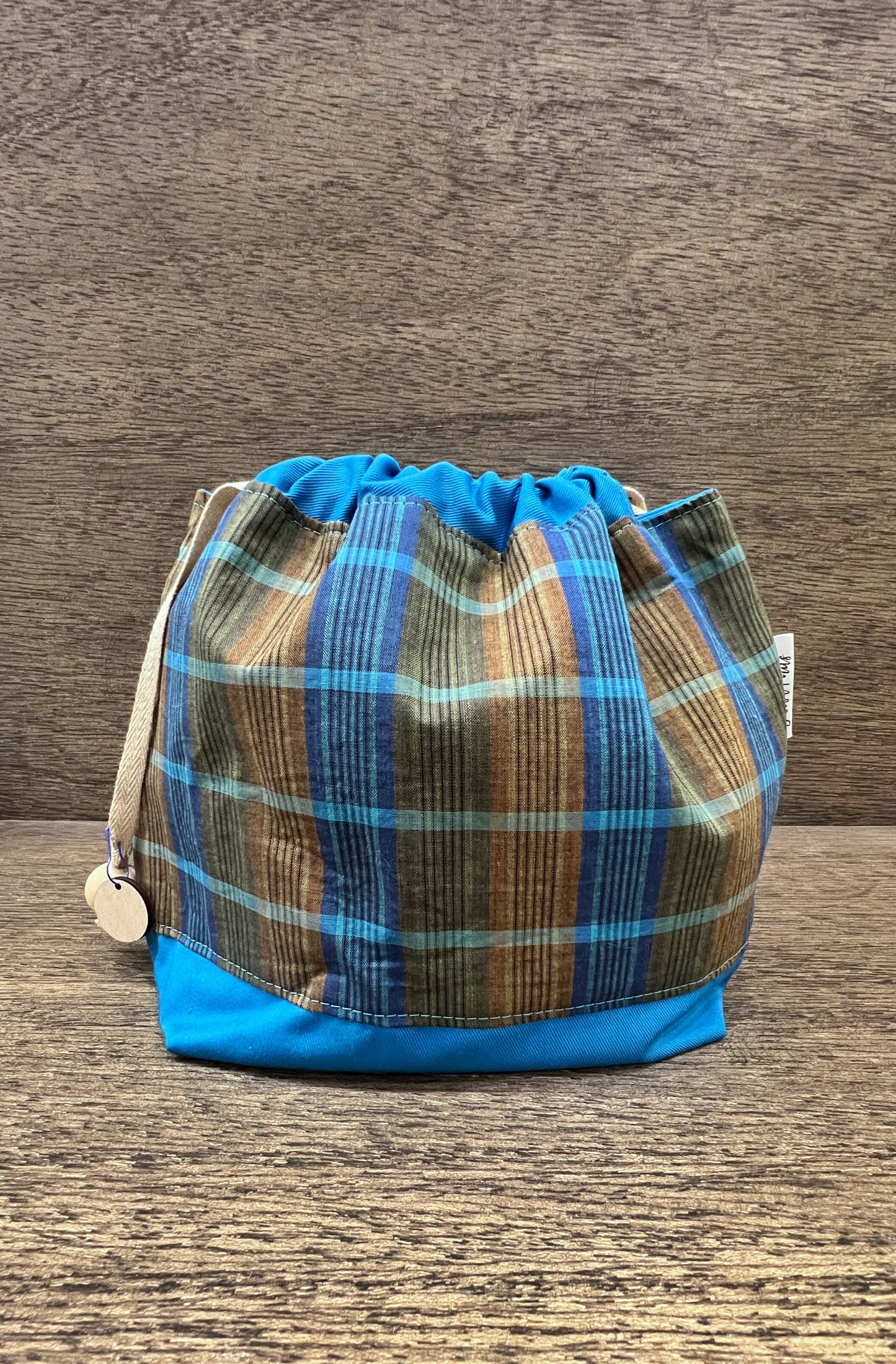 Cotton Canvas Drawstring Project Bag