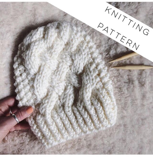 Instant Download Knitting Pattern - Barbara Chapeau