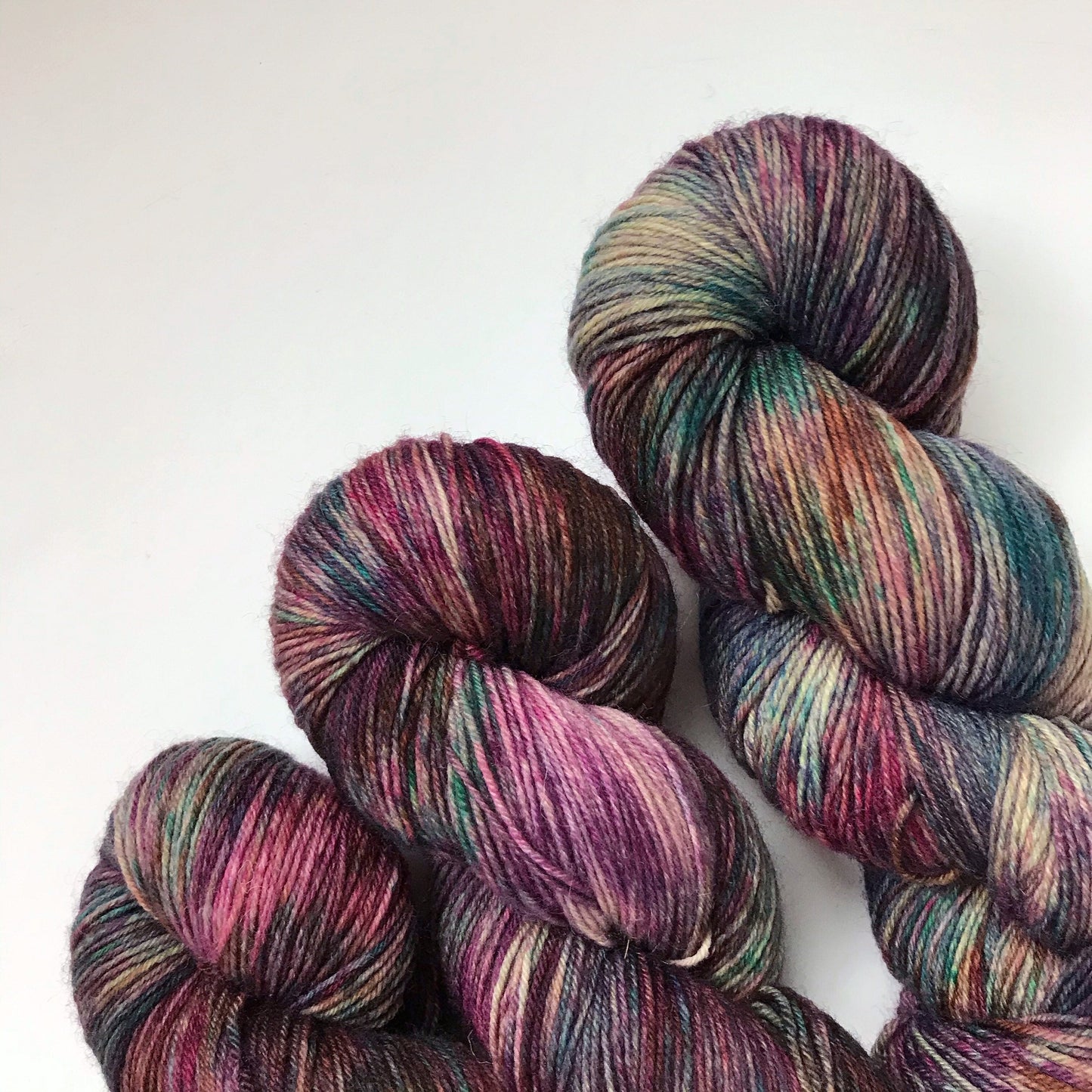 SWEATER WEATHER - Burgundy Green Beige Brown Blue Jewel Tones DK