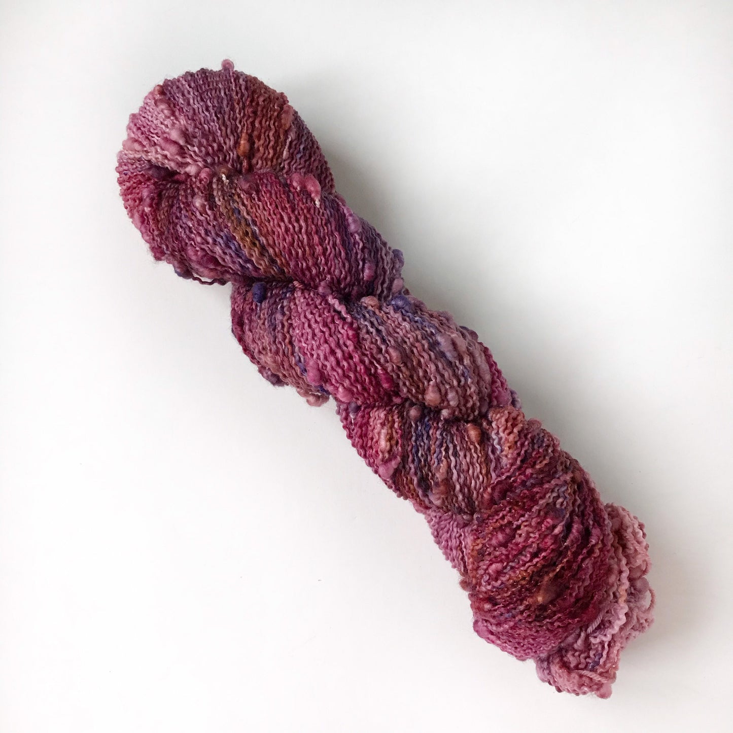 FALL SPLENDOR - Purple Pink Brown Gold Slub