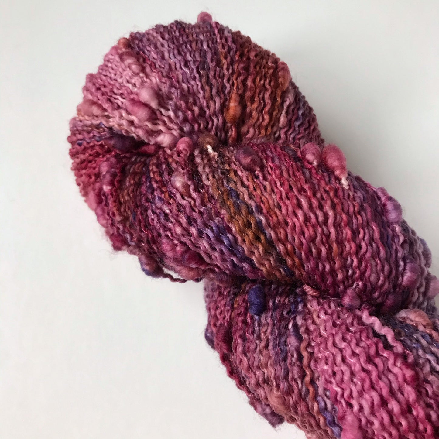 FALL SPLENDOR - Purple Pink Brown Gold Slub