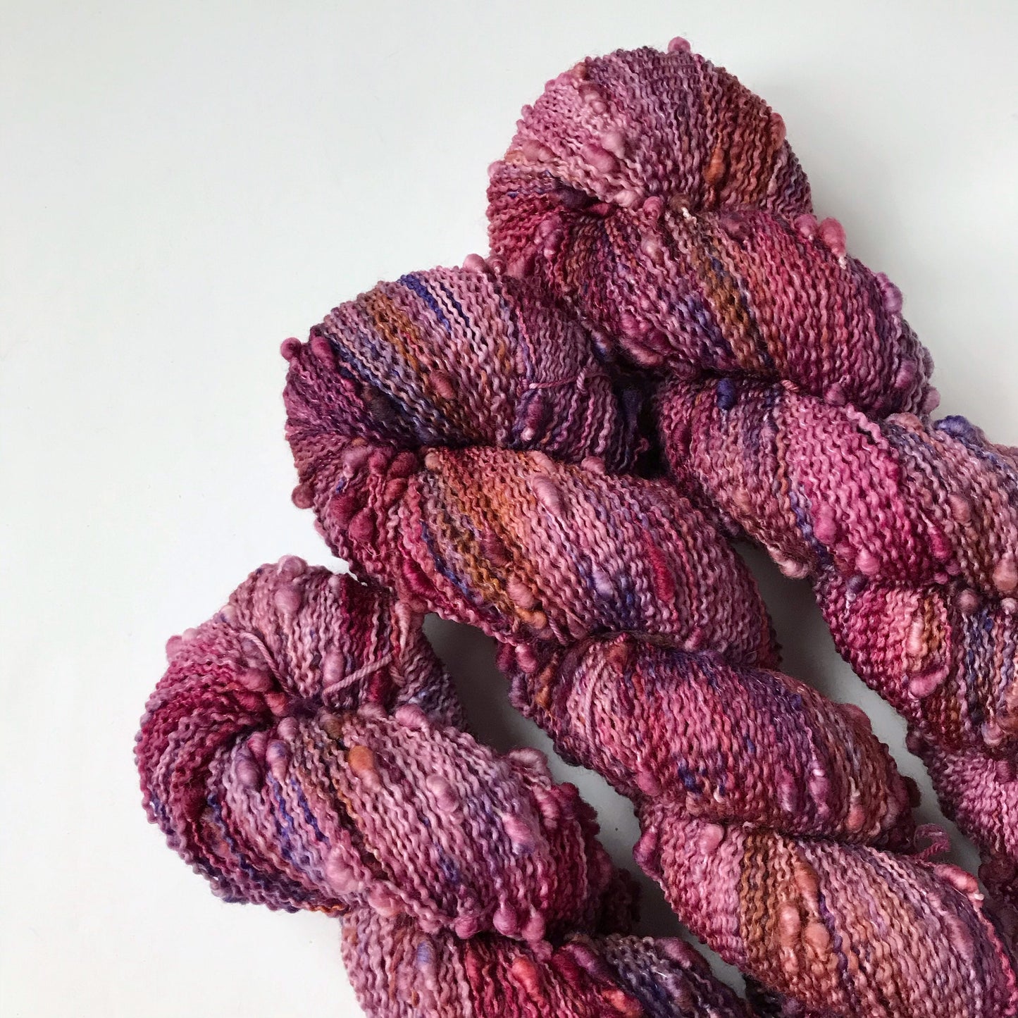 FALL SPLENDOR - Purple Pink Brown Gold Slub