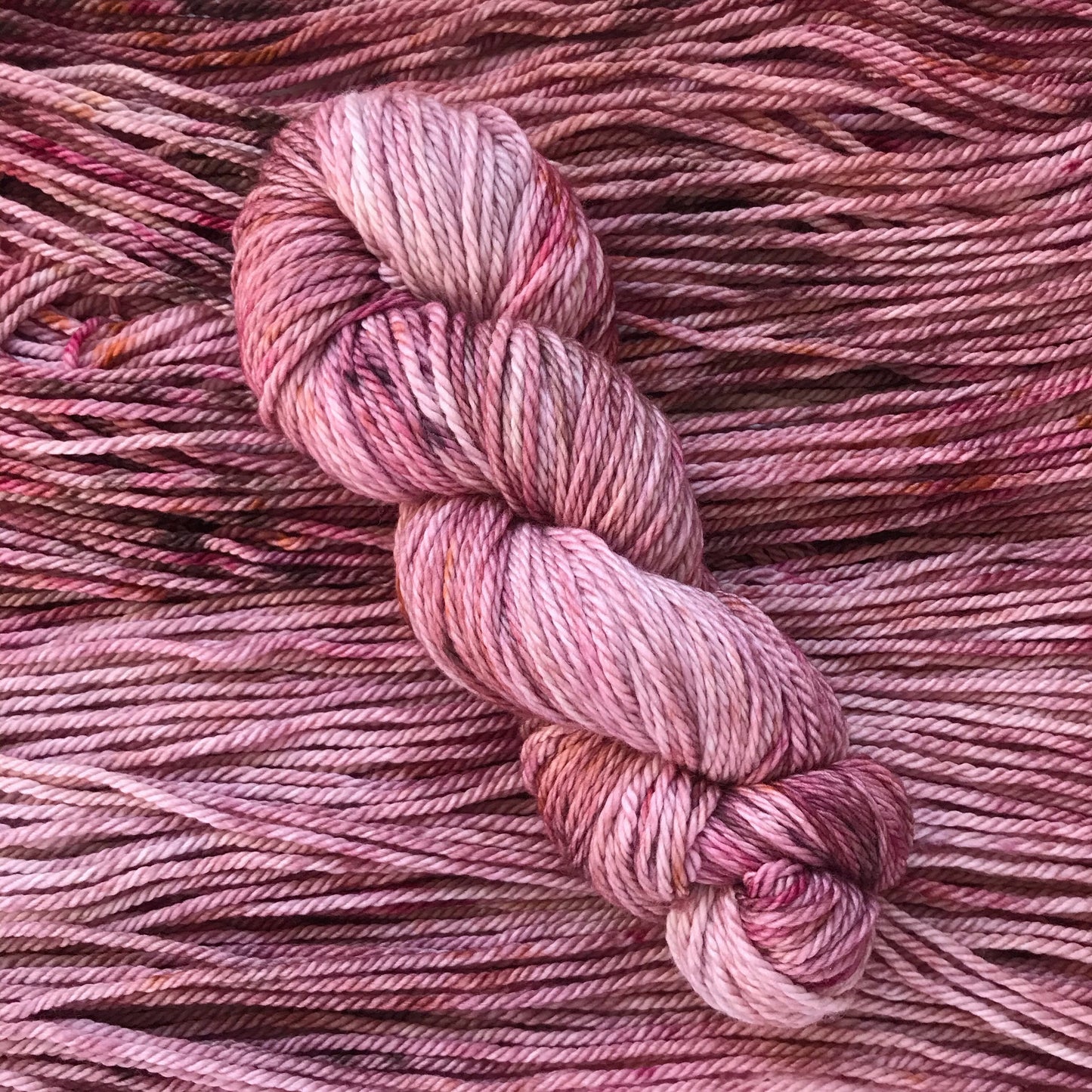 POCKETFUL of POSIES - Pink Cream Mauve Rust Burgundy Worsted