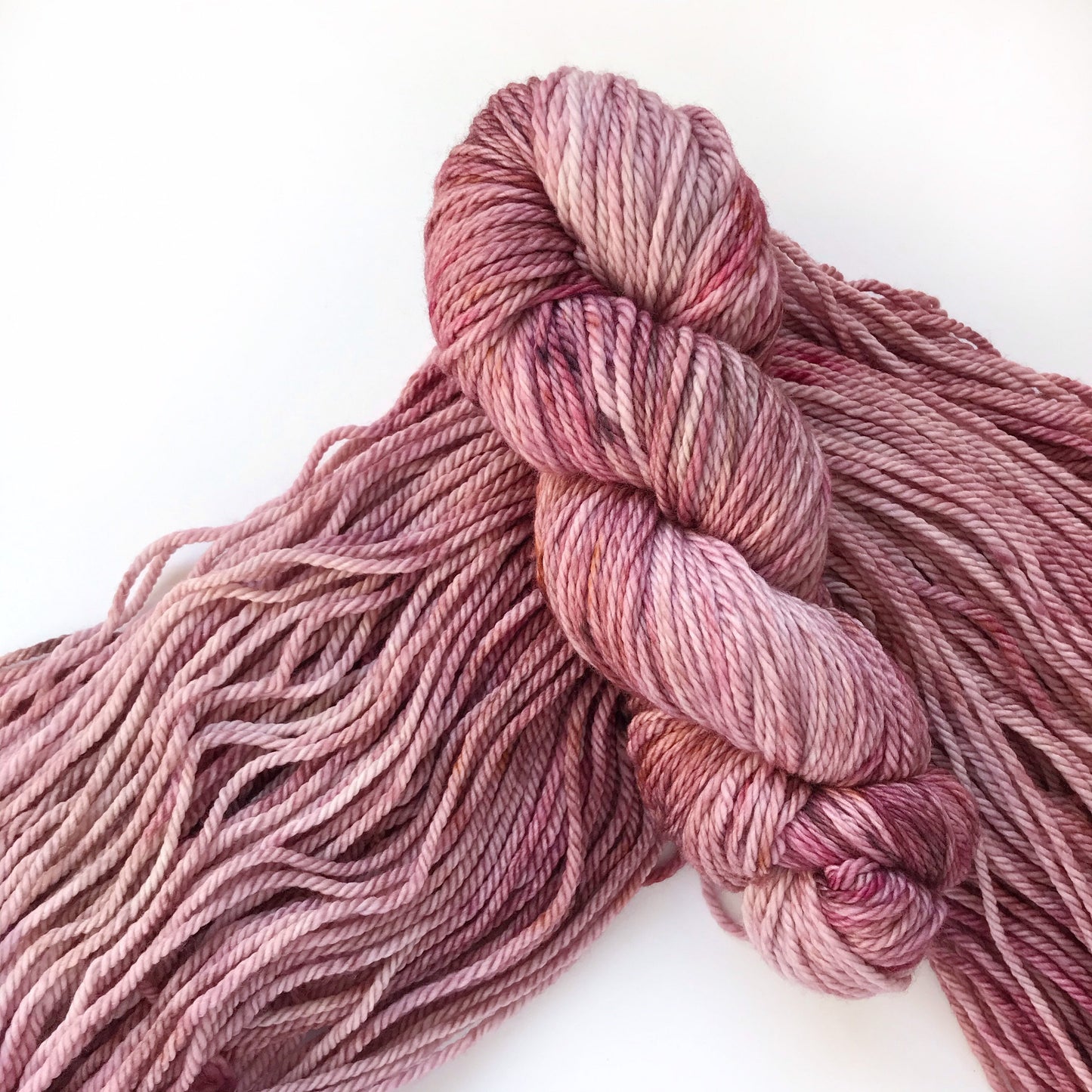 POCKETFUL of POSIES - Pink Cream Mauve Rust Burgundy Worsted