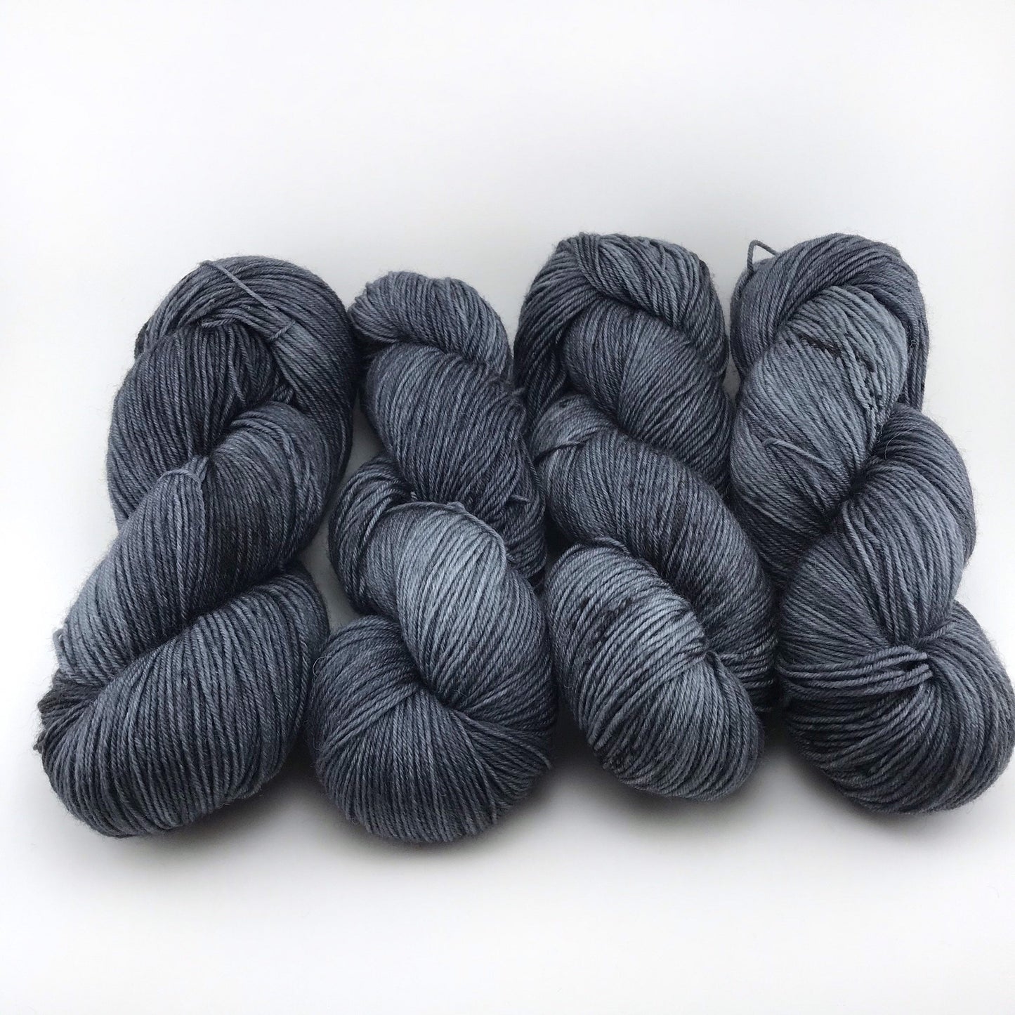 SKIES ARE GREY - Tonal Grey Black DK or WORSTED