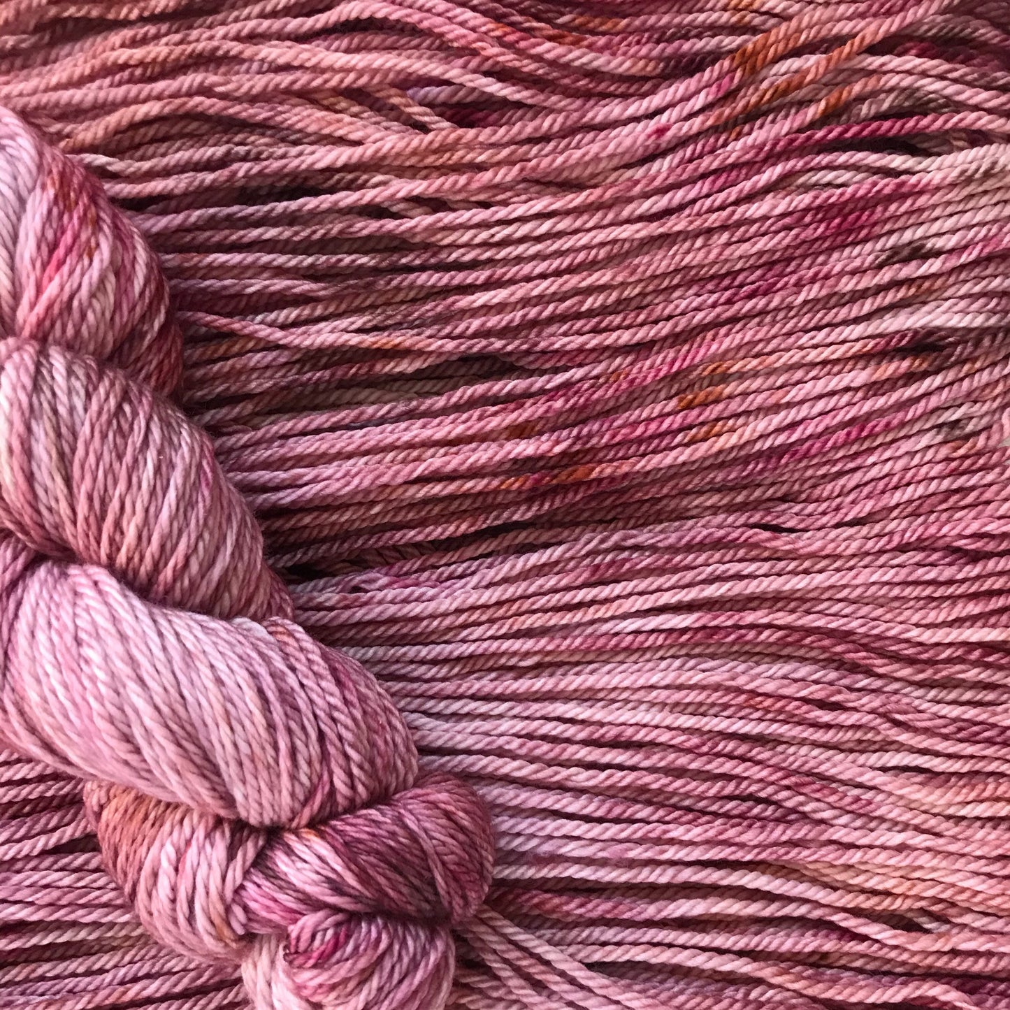 POCKETFUL of POSIES - Pink Cream Mauve Rust Burgundy Worsted