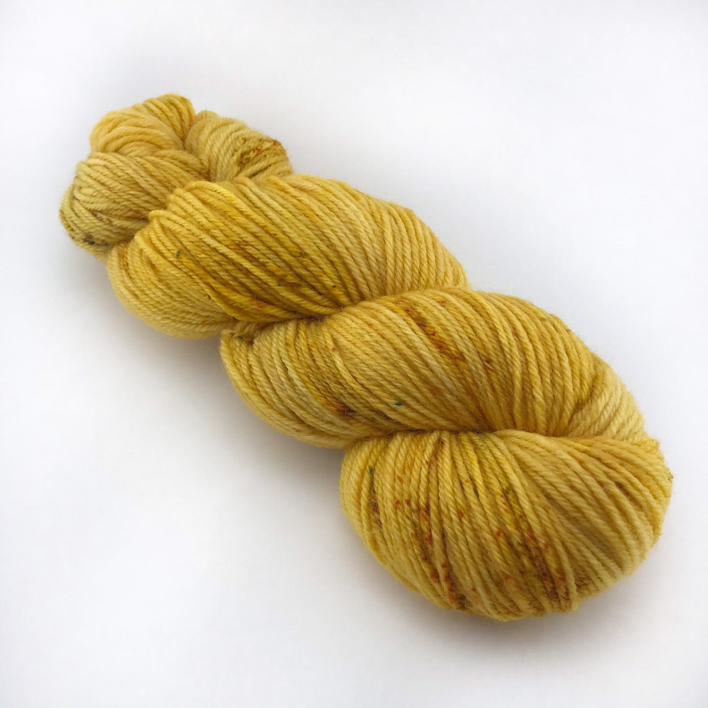SUNFLOWER - Yellow Golden Brown Mustard Speckled DK
