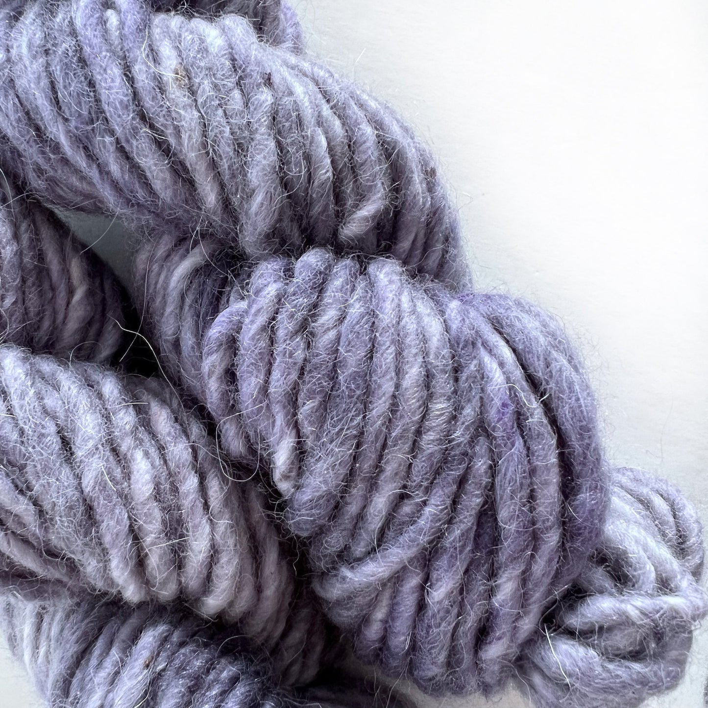 OOAK - Grey Violet Cream SUPER BULKY