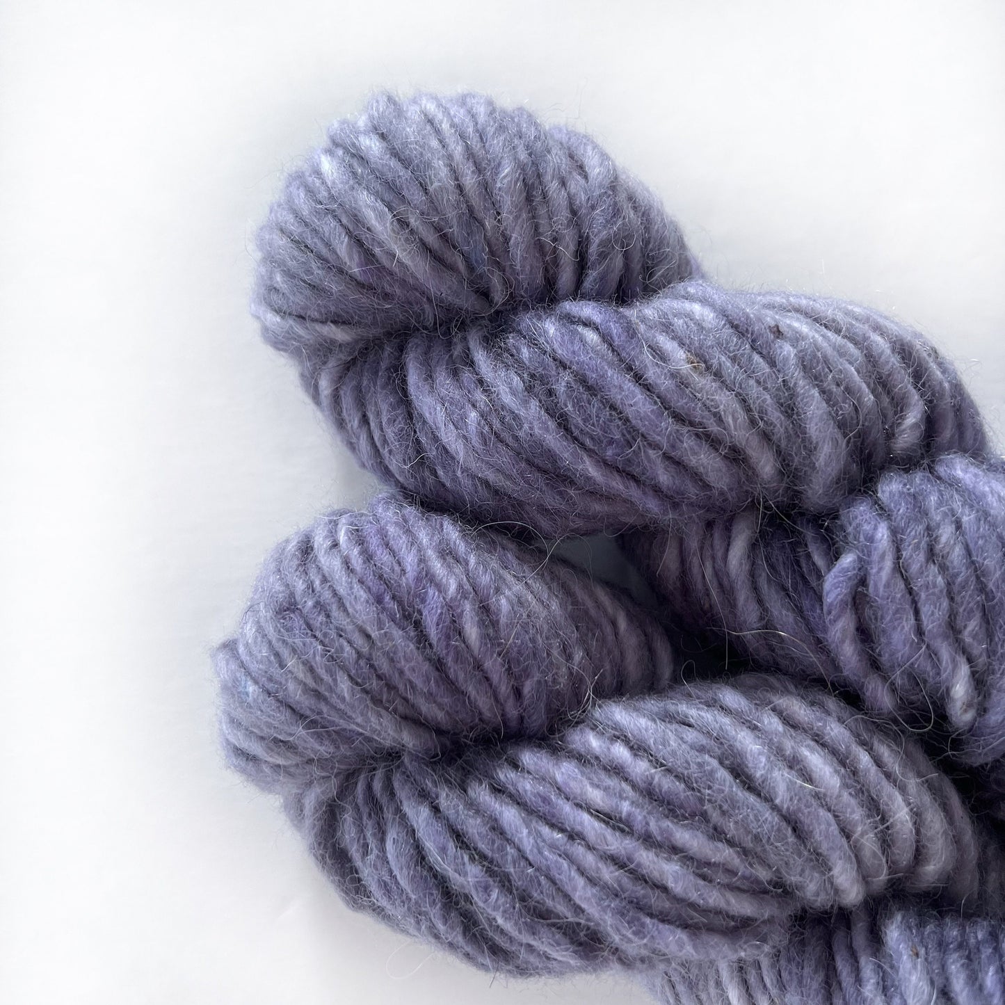 OOAK - Grey Violet Cream SUPER BULKY