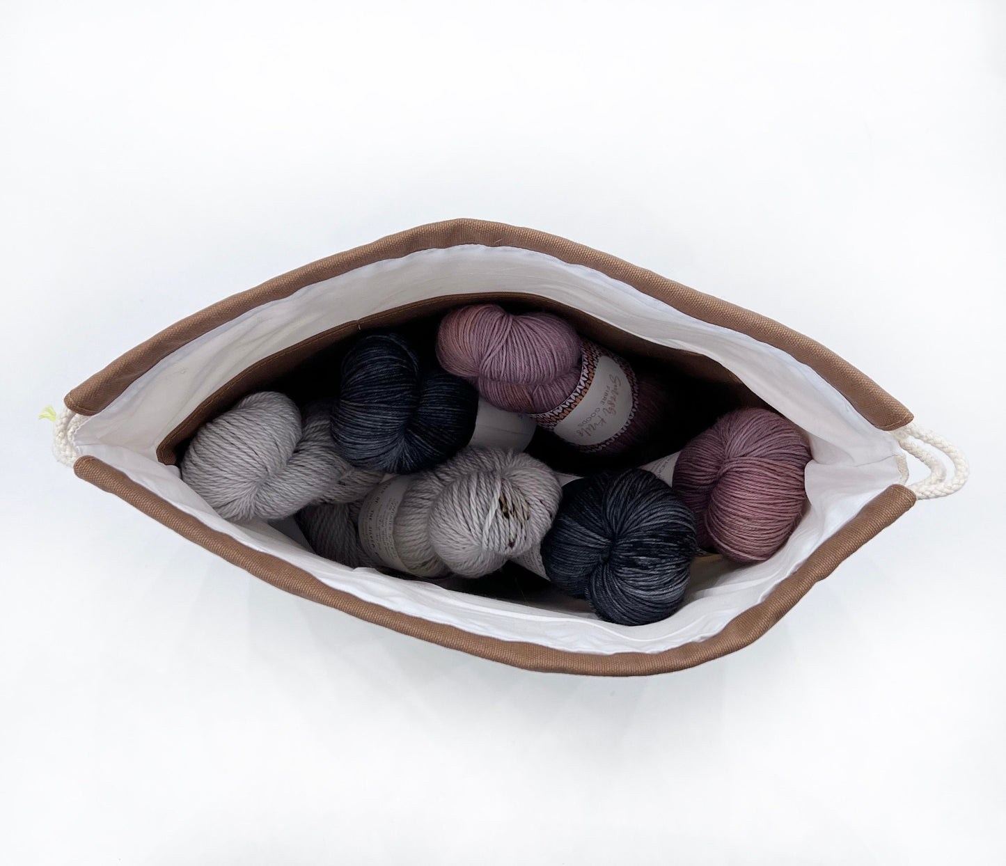 Cotton Canvas Drawstring Project Bag