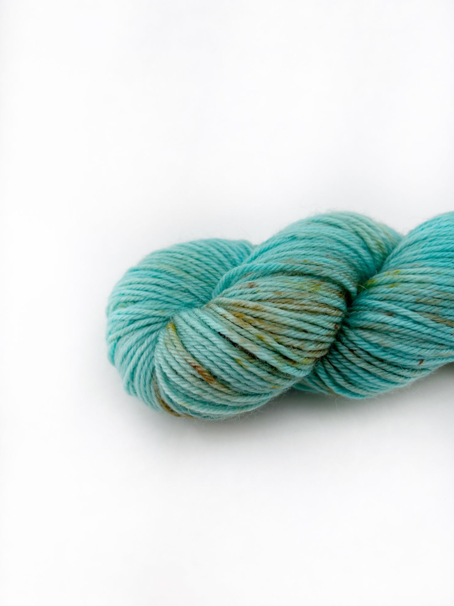 TARNISHED TURQUOISE - OOPSIE! Turquoise Blue Brown Speckled DK