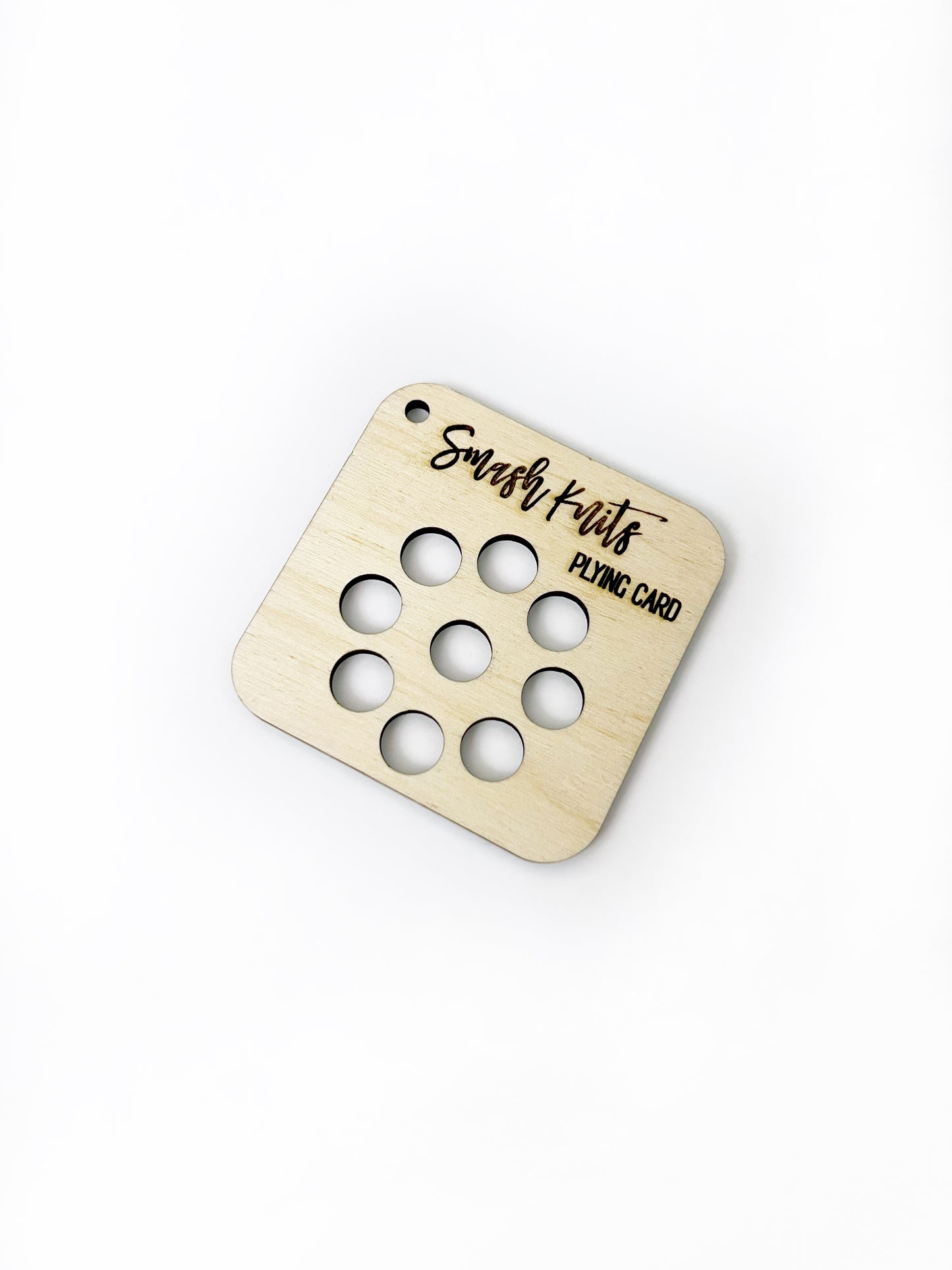 Wooden Spinner's Plying Card Spinning Tool