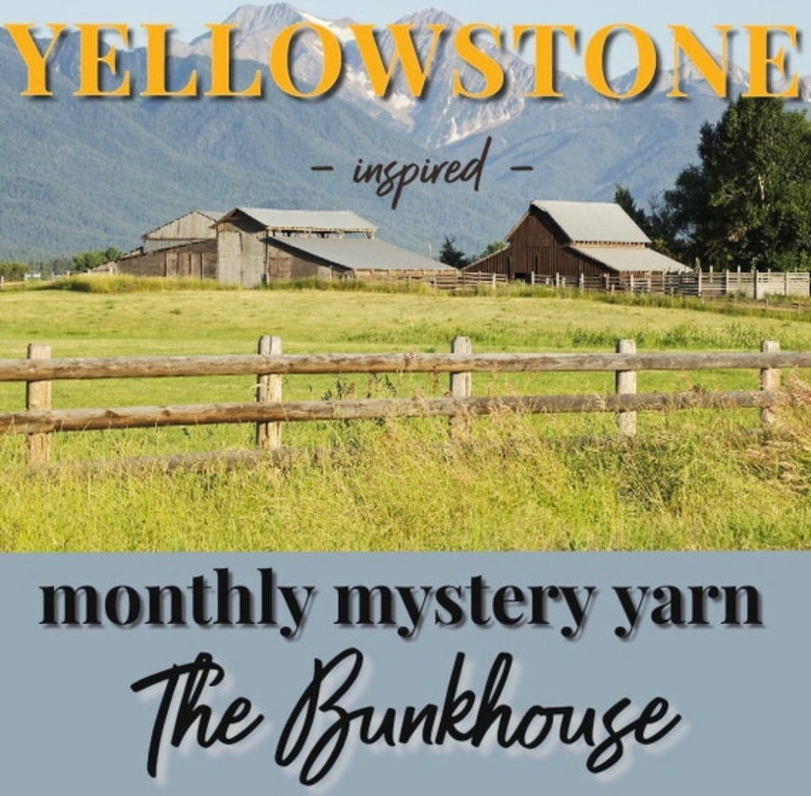 Monthly Yarn Subscriptio JUNE Mystery Skein, Yellowstone Inspired