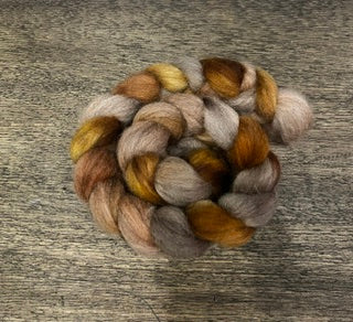 CUSTOM FOR ERIKA - Hand Dyed Spinning Fibre Corriedale & Merino Wool
