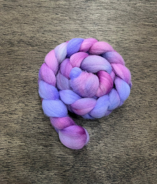 LEGO BRICKS Hand Dyed Spinning Fibre Corriedale Cross Roving Non Superwash