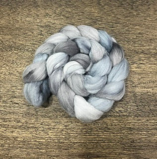 CUSTOM FOR ERIKA - Hand Dyed Spinning Fibre Corriedale & Merino Wool