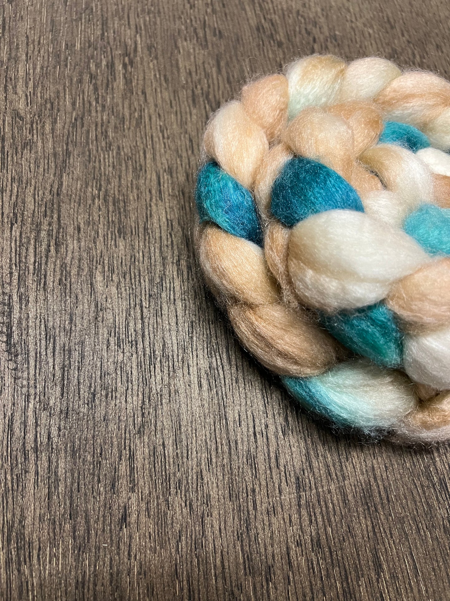 BEACH READ Hand Dyed Spinning Fibre NON Superwash Wool with Silk
