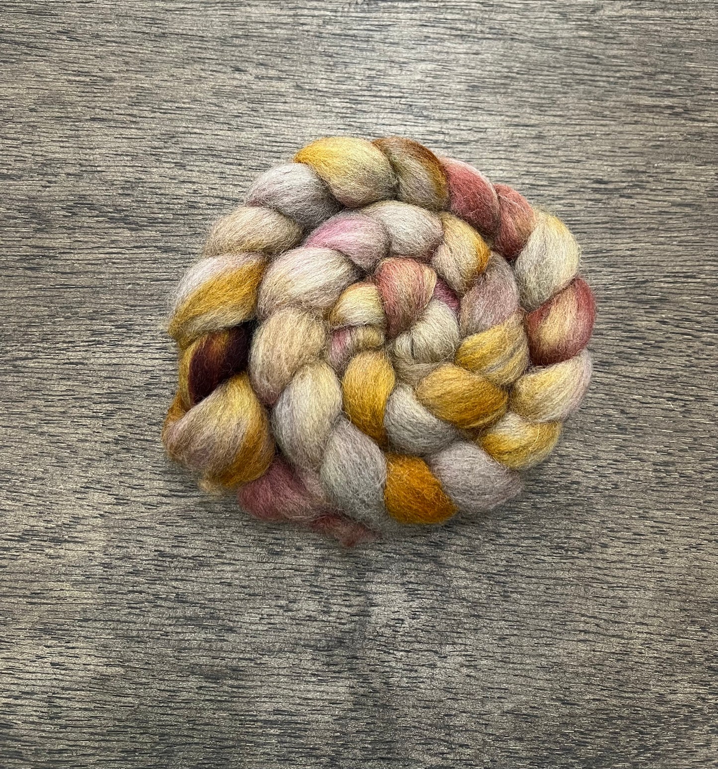 Hand Dyed Spinning Fibre Corriedale Cross Roving Non Superwash