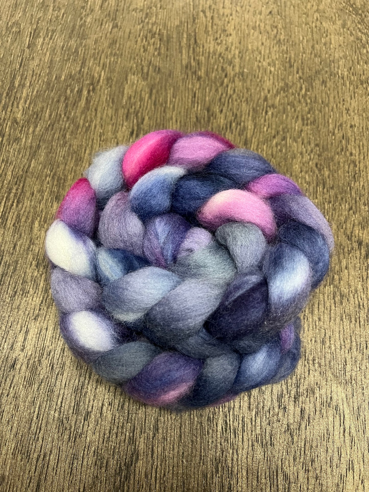INTERGALLACTIC Hand Dyed Spinning Fibre Corriedale Cross Roving Non Superwash