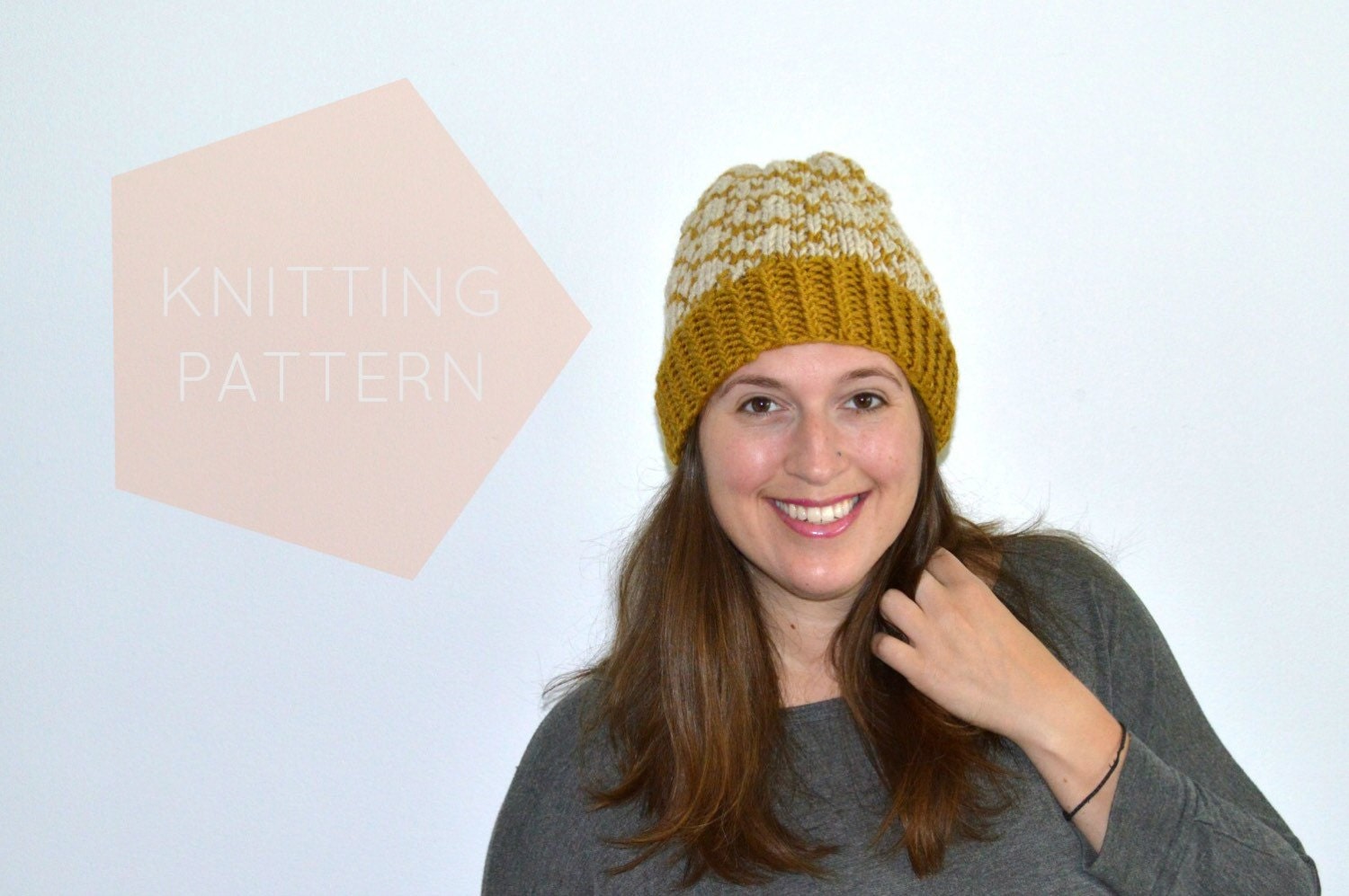 Fair Isle Knit Beanie Pattern: Beaverbrook PomPom Hat (PDF Pattern)
