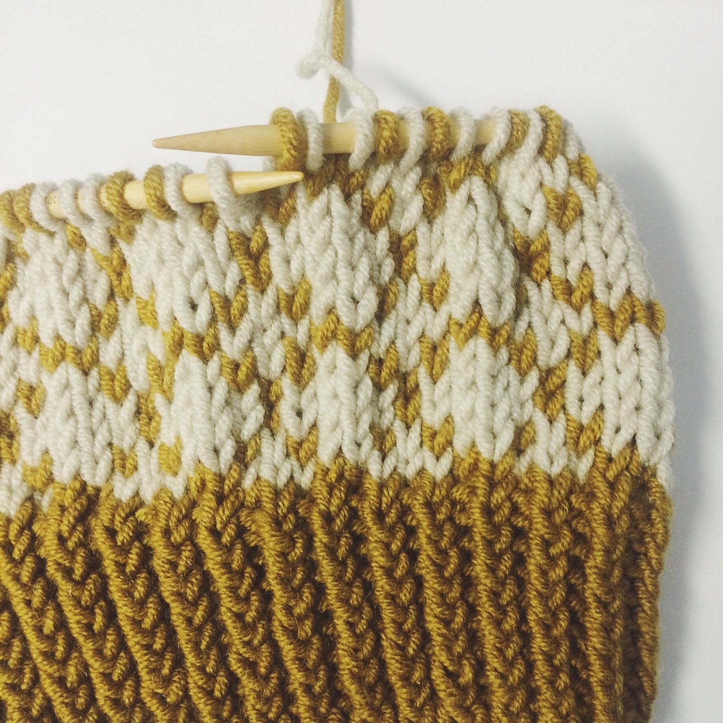 Fair Isle Knit Beanie Pattern: Beaverbrook PomPom Hat (PDF Pattern)