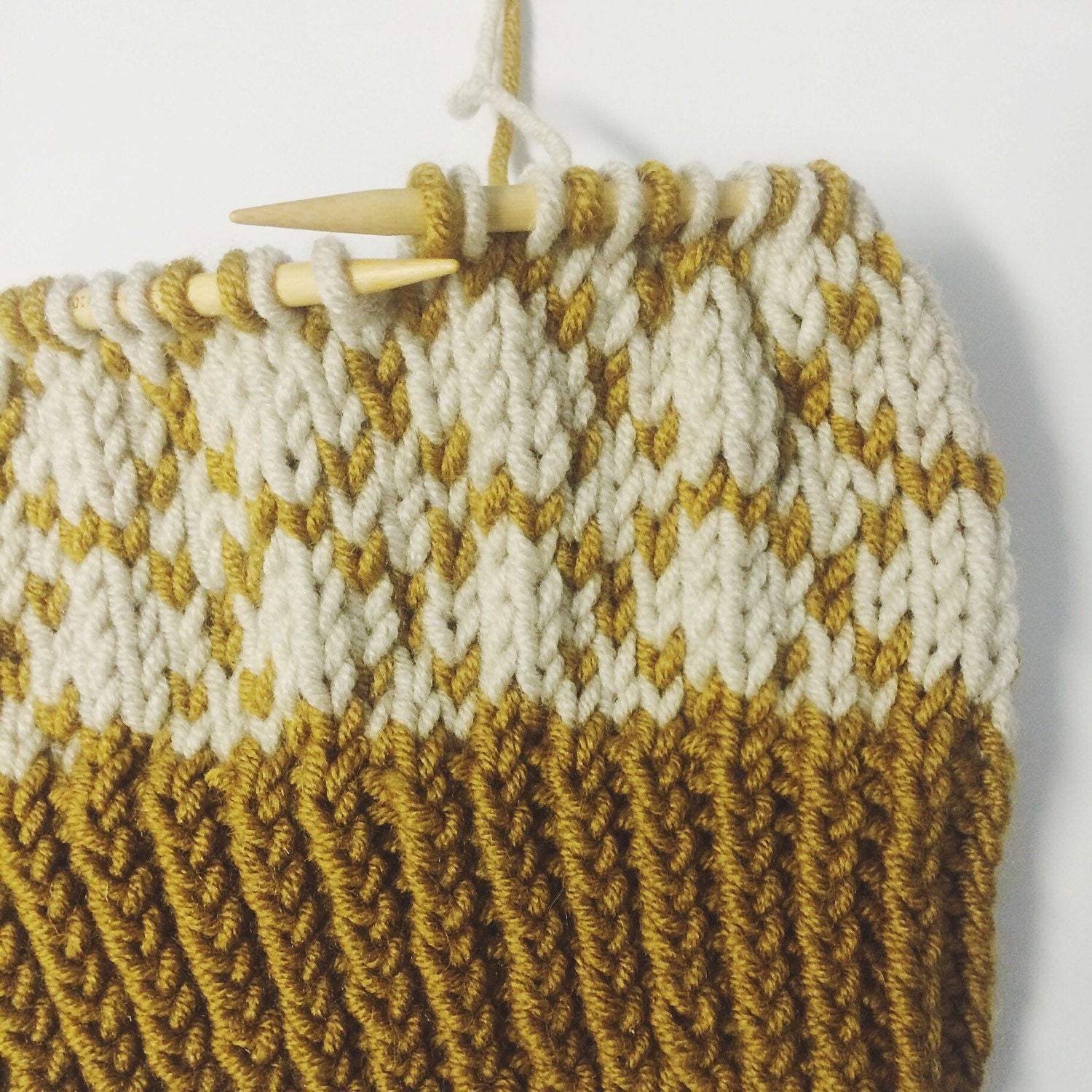 Fair Isle Knit Beanie Pattern: Beaverbrook PomPom Hat (PDF Pattern)