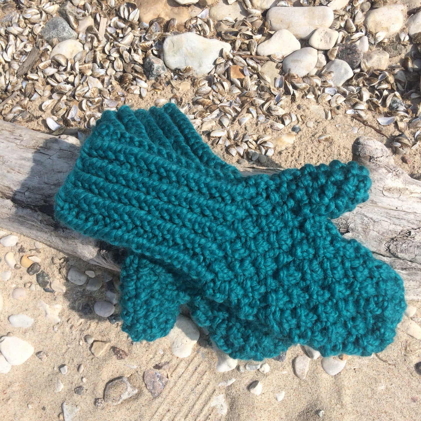 Chunky Knit Mittens Pattern: Manitoba Moss Stitch (PDF Pattern)