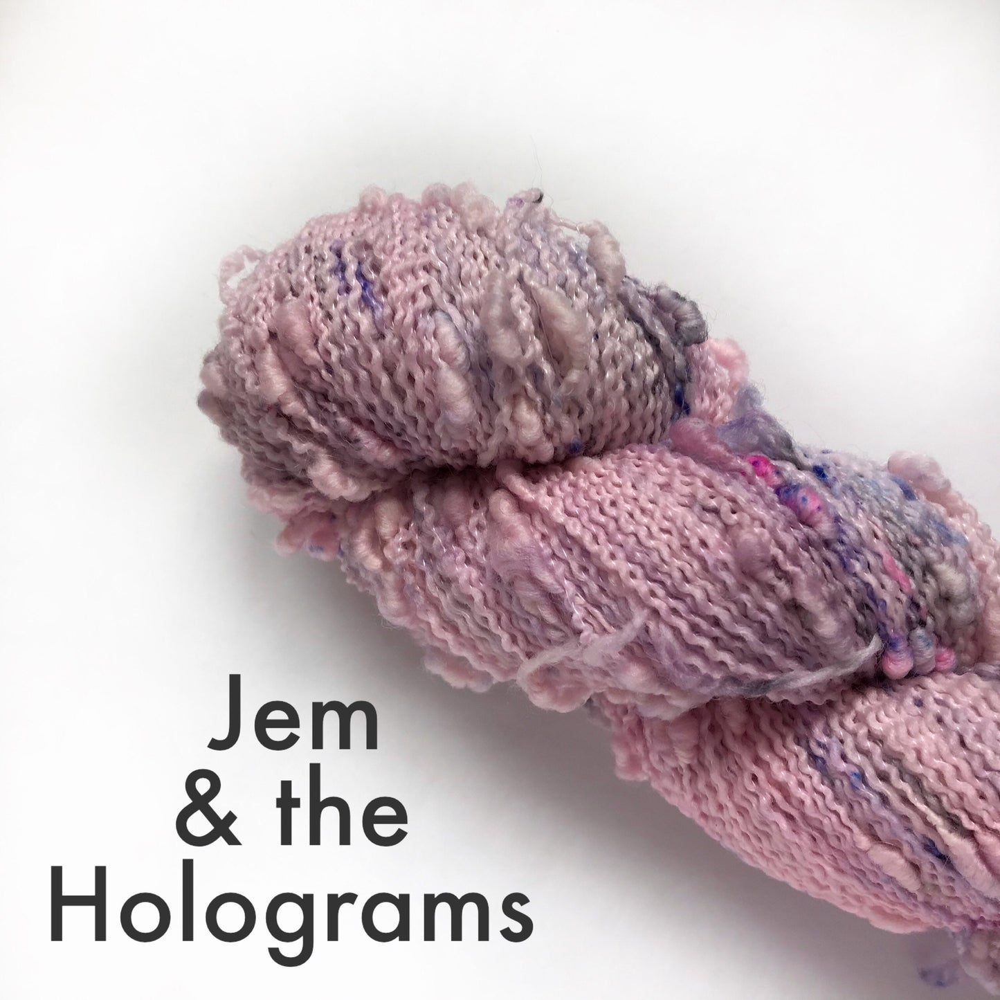 Hand Dyed Yarn Slub Textured Fingering Weight, Mini Skein, SW Merino Wool and Nylon