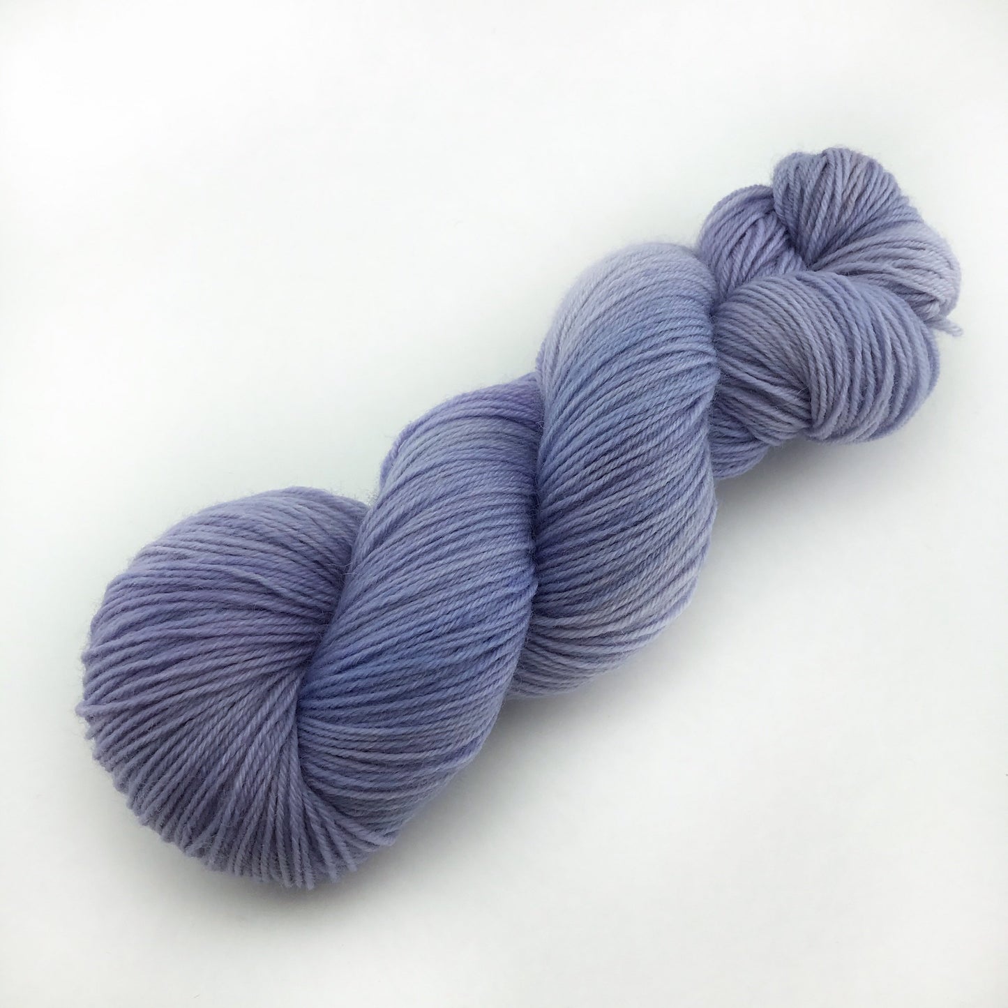 Hand Dyed Yarn: "Violets Are Blue" Purple Merino Wool, 437 yds