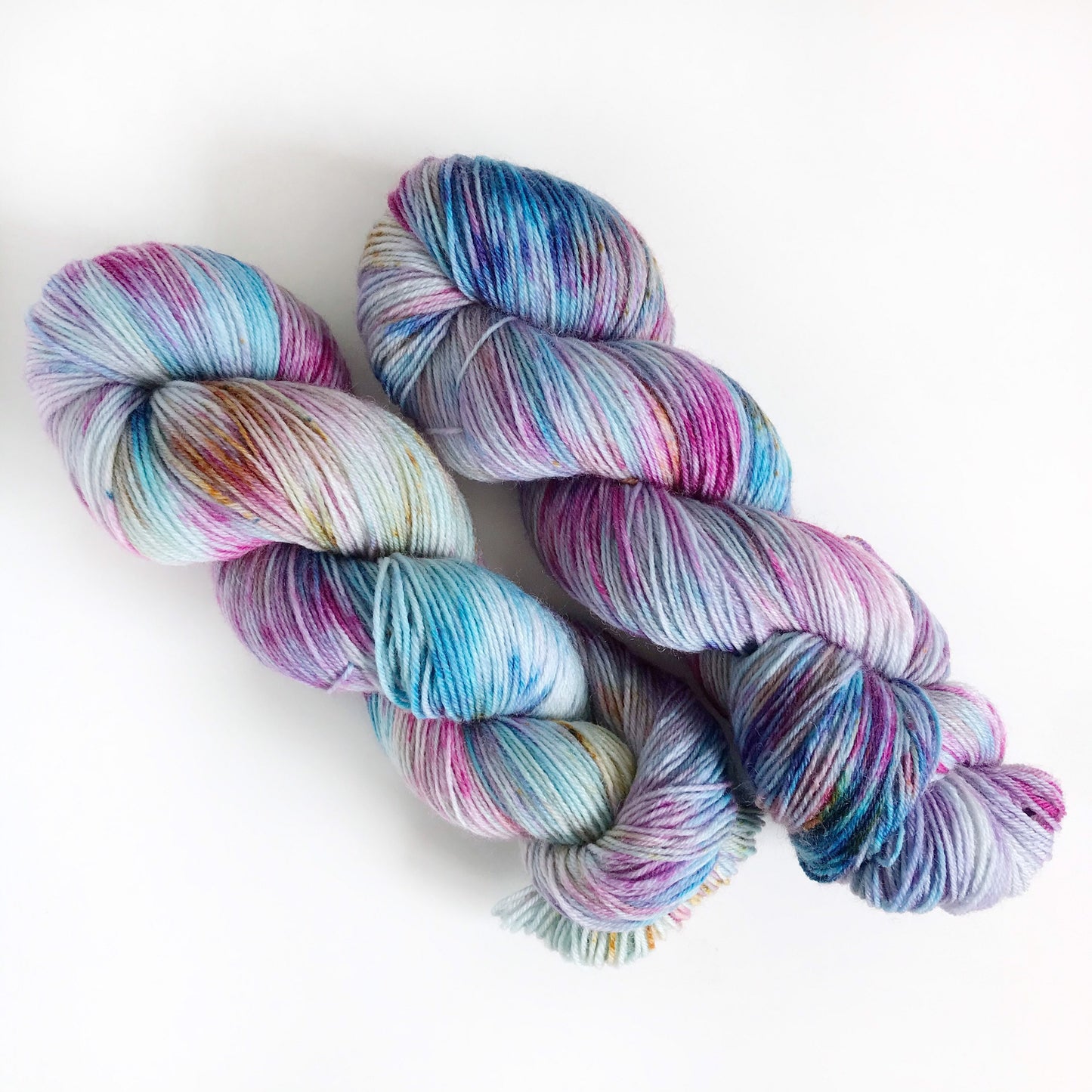 Hand Dyed Variegated Superwash Merino Sock Yarn, "Sea Stones"