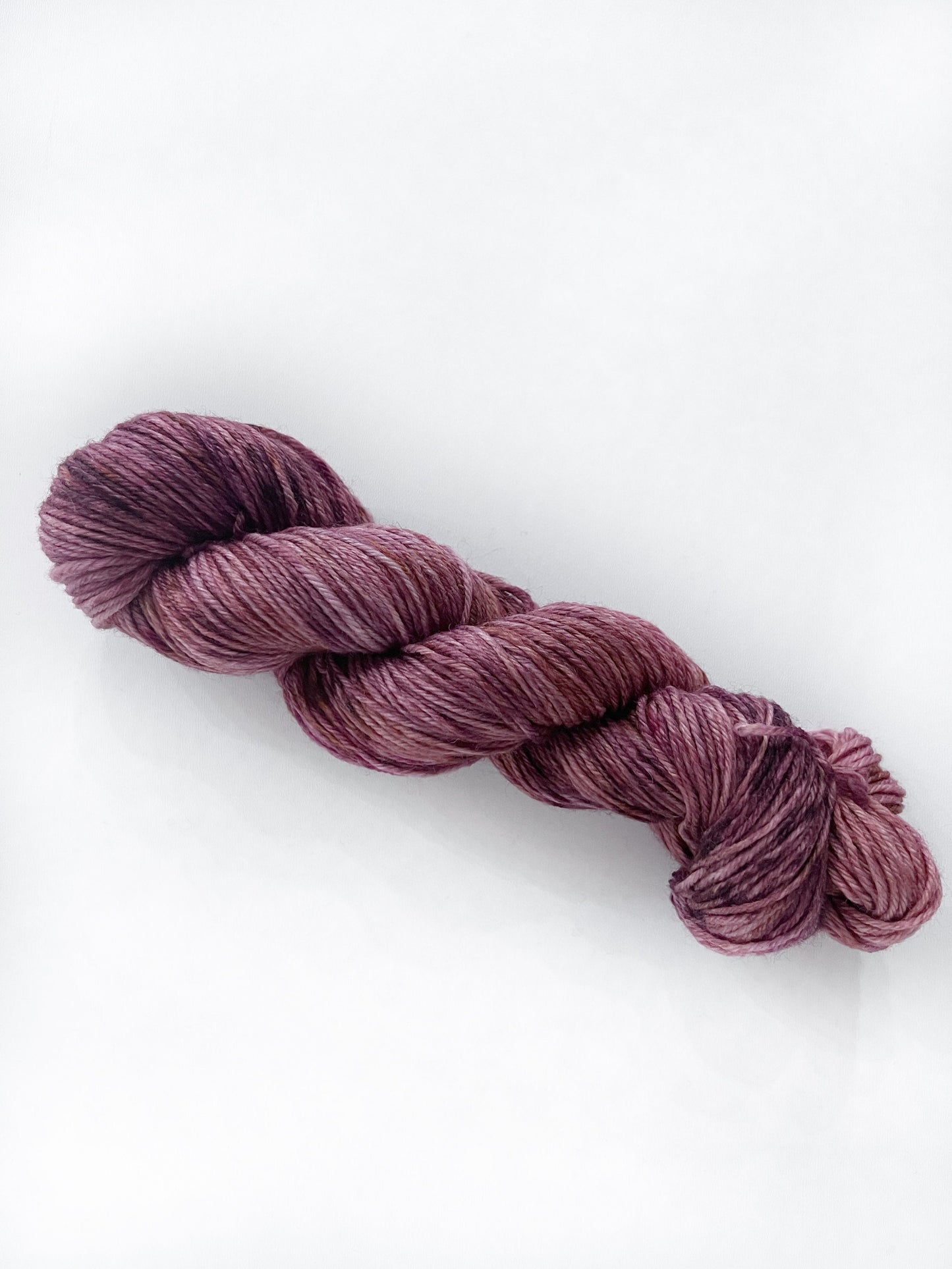 Hand Dyed DK Yarn: "Pocketful of Posies" Superwash Merino Wool, 100g