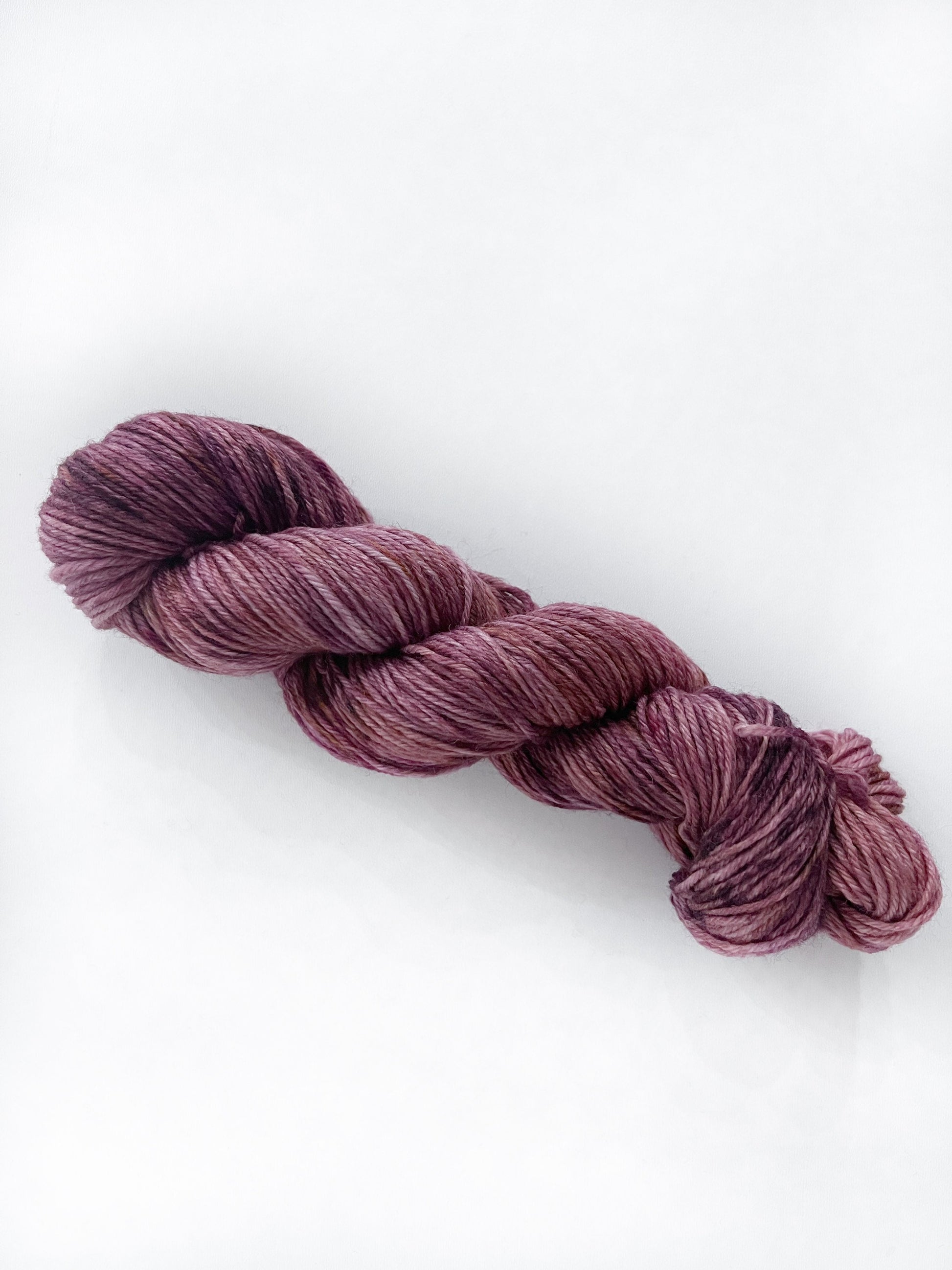 Hand Dyed DK Yarn: "Pocketful of Posies" Superwash Merino Wool, 100g