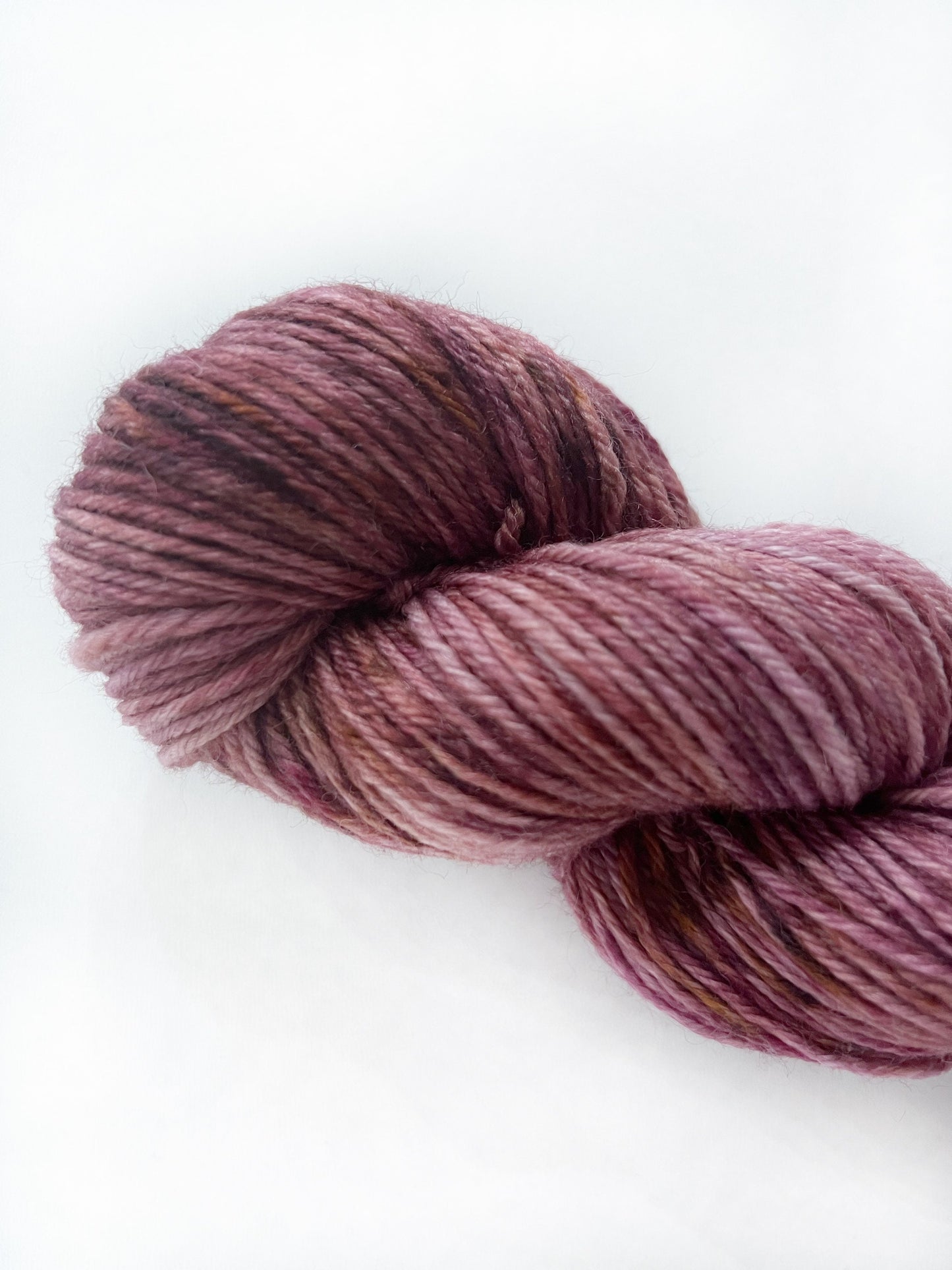 Hand Dyed DK Yarn: "Pocketful of Posies" Superwash Merino Wool, 100g