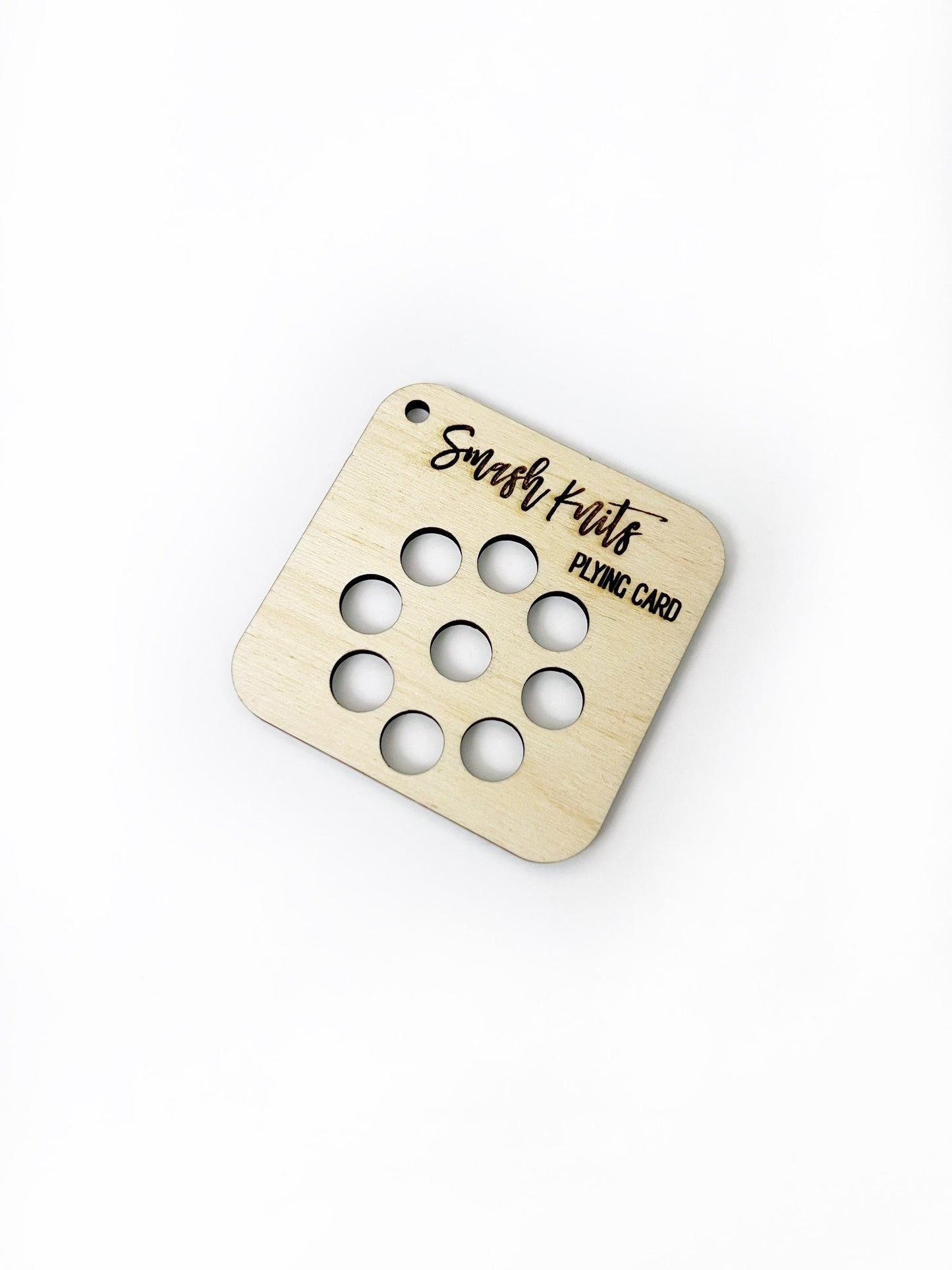 Wooden Spinner's Plying Card Spinning Tool