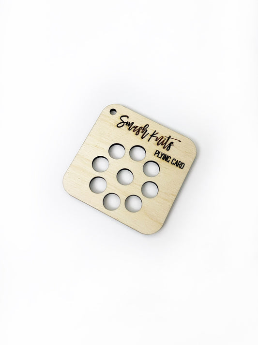 Wooden Spinner's Plying Card Spinning Tool