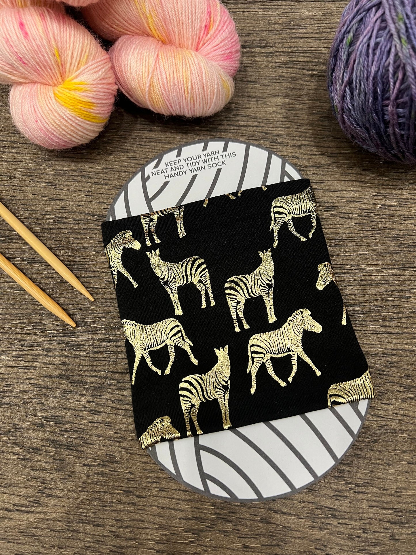 Cotton Yarn Cake Cozy: Skein Sleeve, Yarn Minder