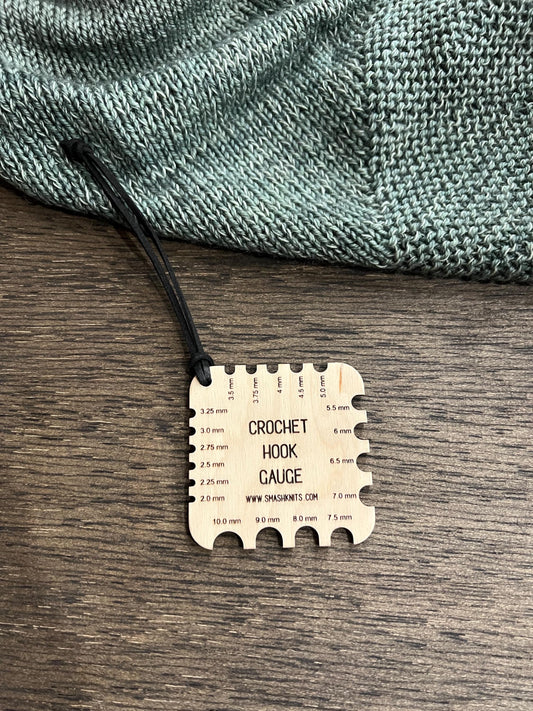 Mini Tool for Knitting Wooden Knitting Reference Card German Short Rows