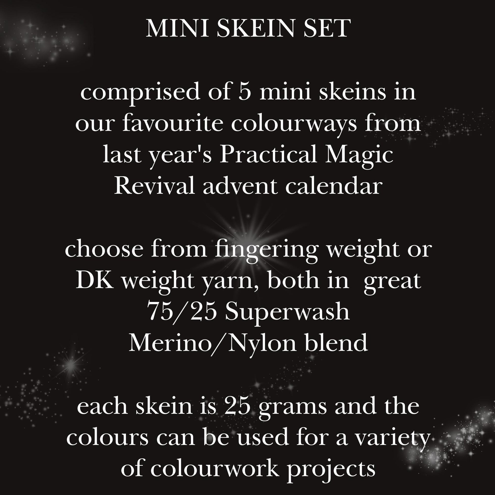 Mini Skein Yarn Set - Practical Magic Inspired Gift Set