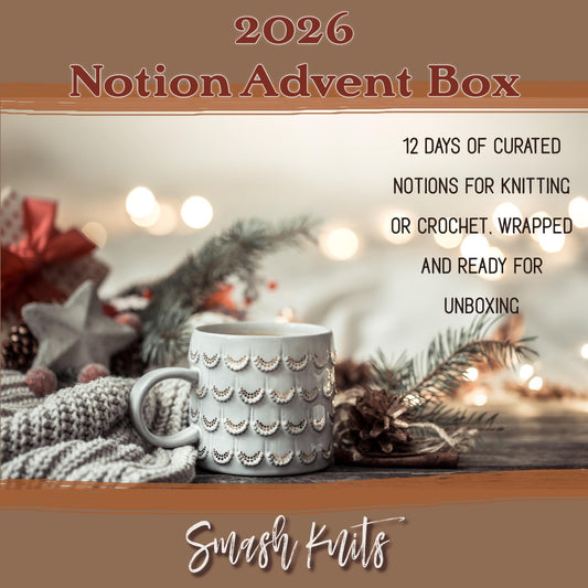 2026 Fiber Arts Advent Calendar: Knitting & Crochet Notions Gift Set