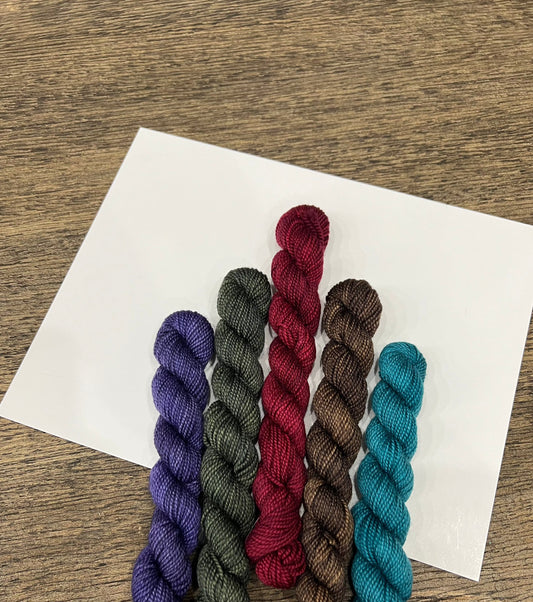 Jewel Tones 2 Velveteen Rabbit Inspired Mini Skein Set