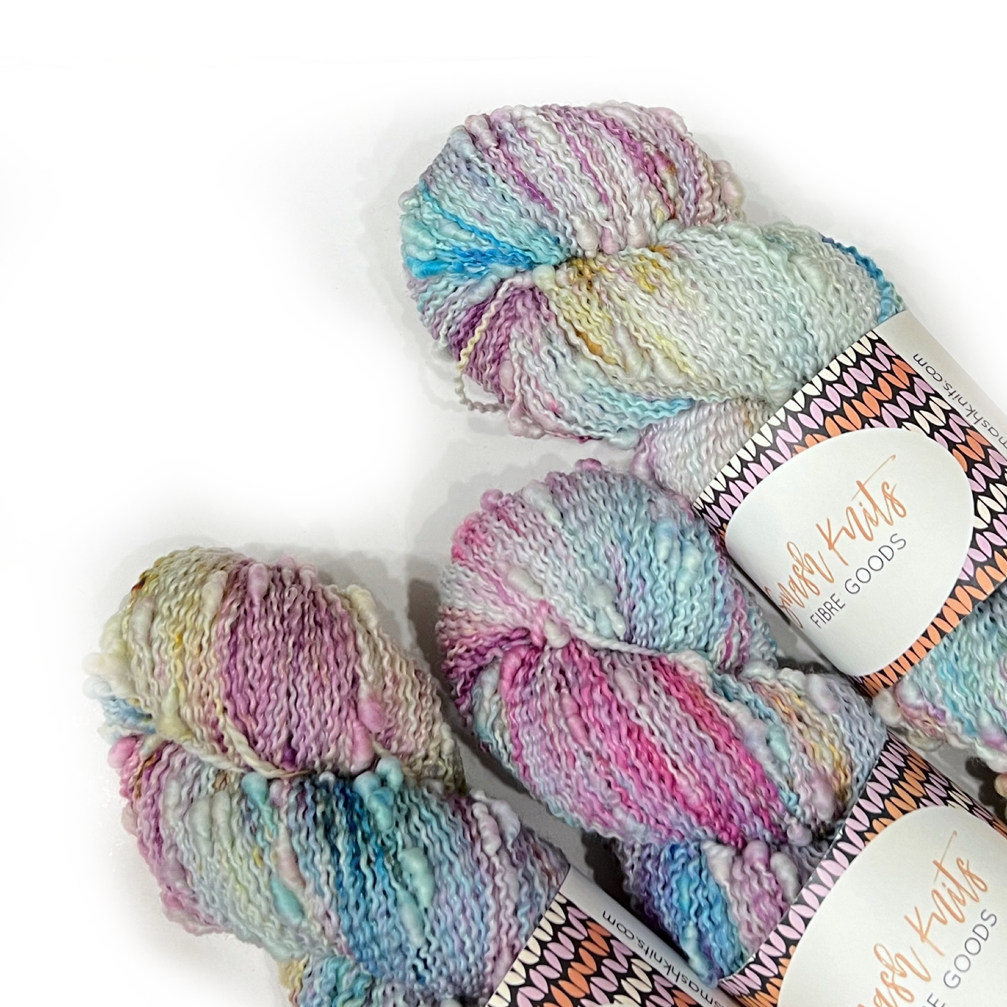 SEA STONES - Purple Pink Turquoise Cream Toffee Speckled Tonal SUS or COCOON