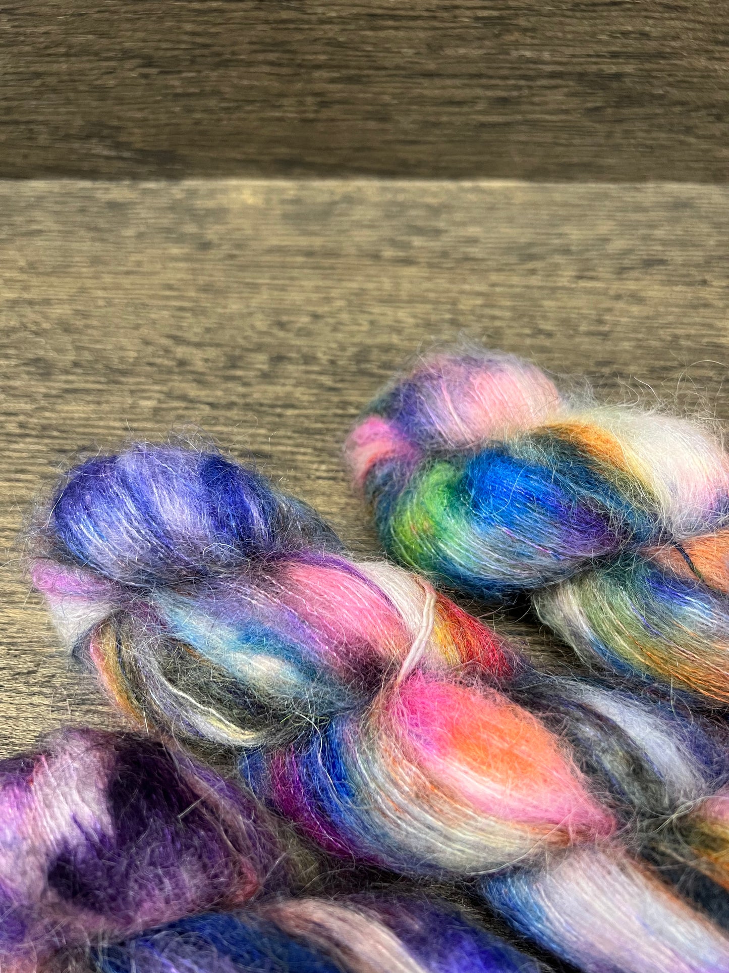 KALEIDOSCOPE - multicolour speckled mohair