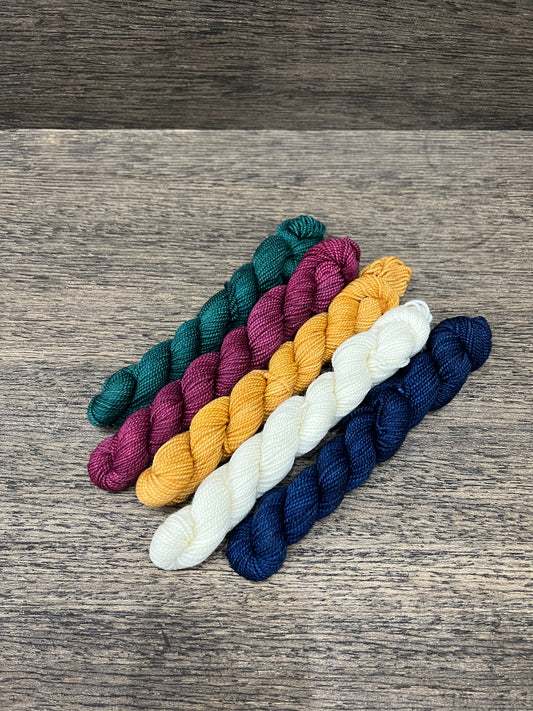 Jewel Tones Mini Skein Set